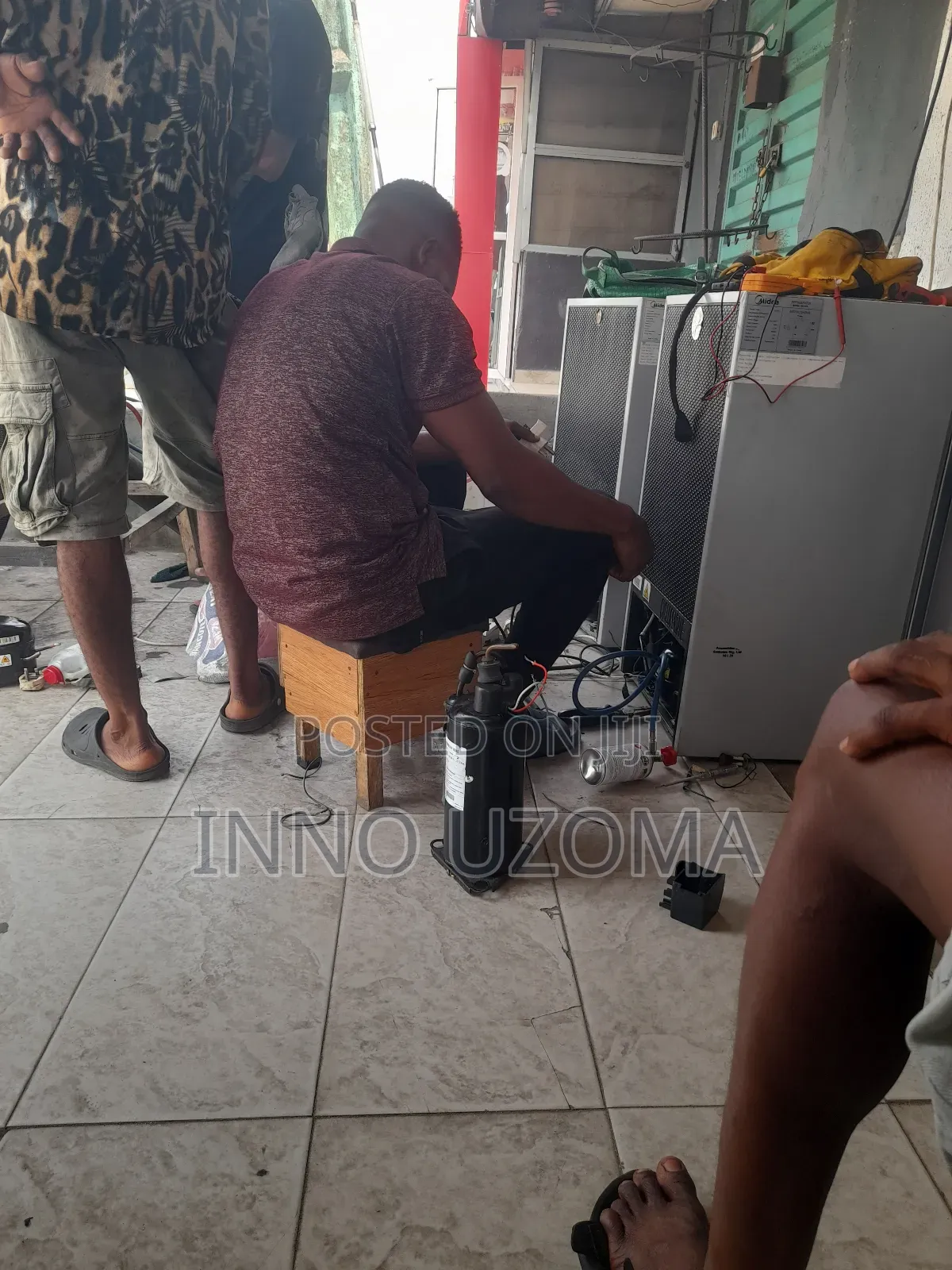 Repairs and Painting of Freezers and Fridge