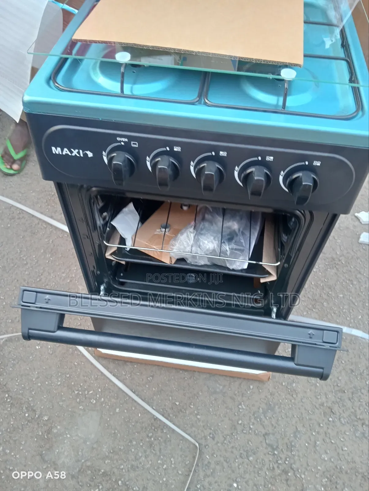 Maxi Gas Cooker 4 Burners All Gas