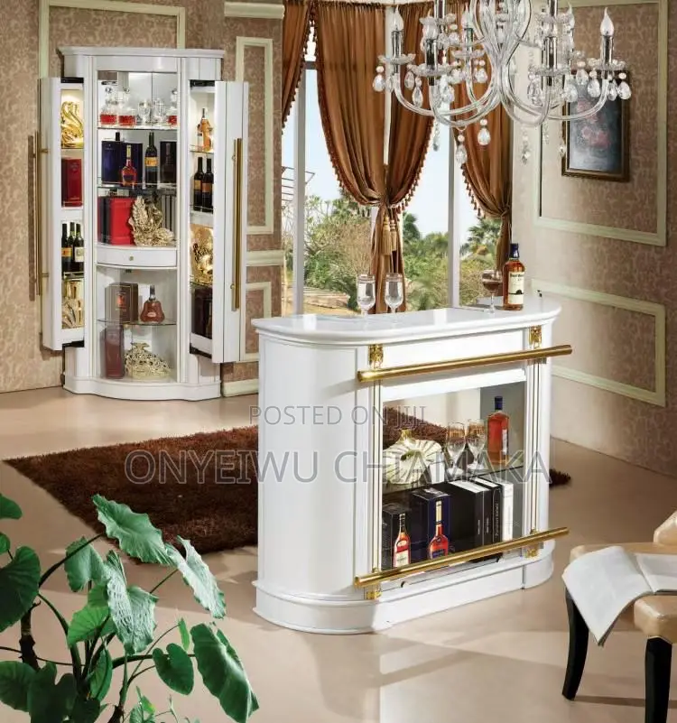 Luxury Home Bar Cabinet Mini Bar Table Set