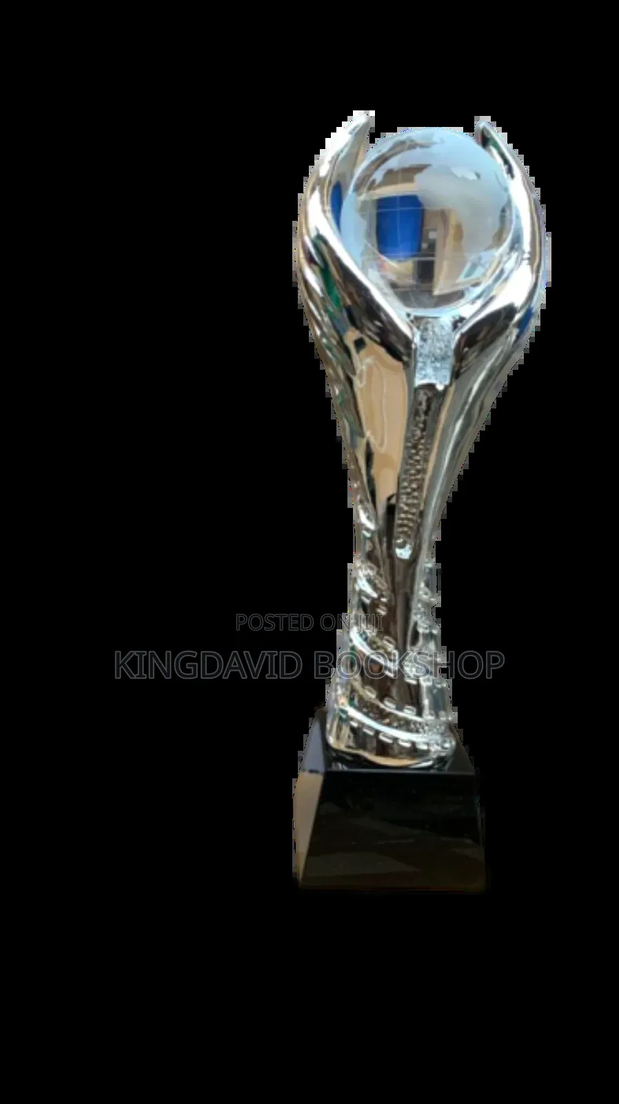 Silver Trophy Award Plaque