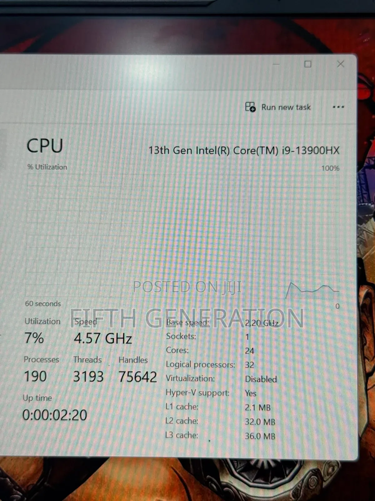 Laptop Lenovo Legion 7 32GB Intel Core i9 SSD 1T