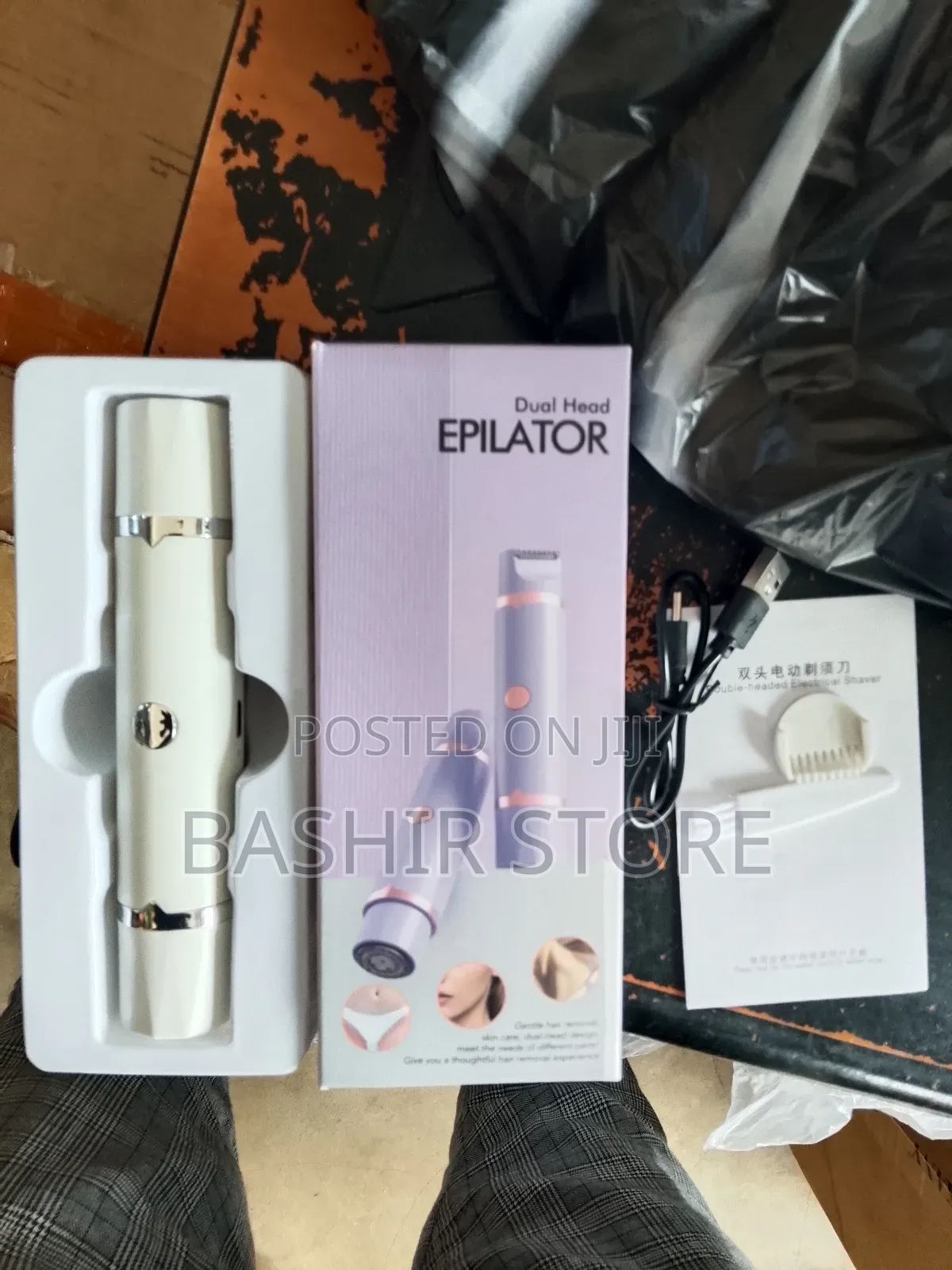 Dual-Head Electric Epilator