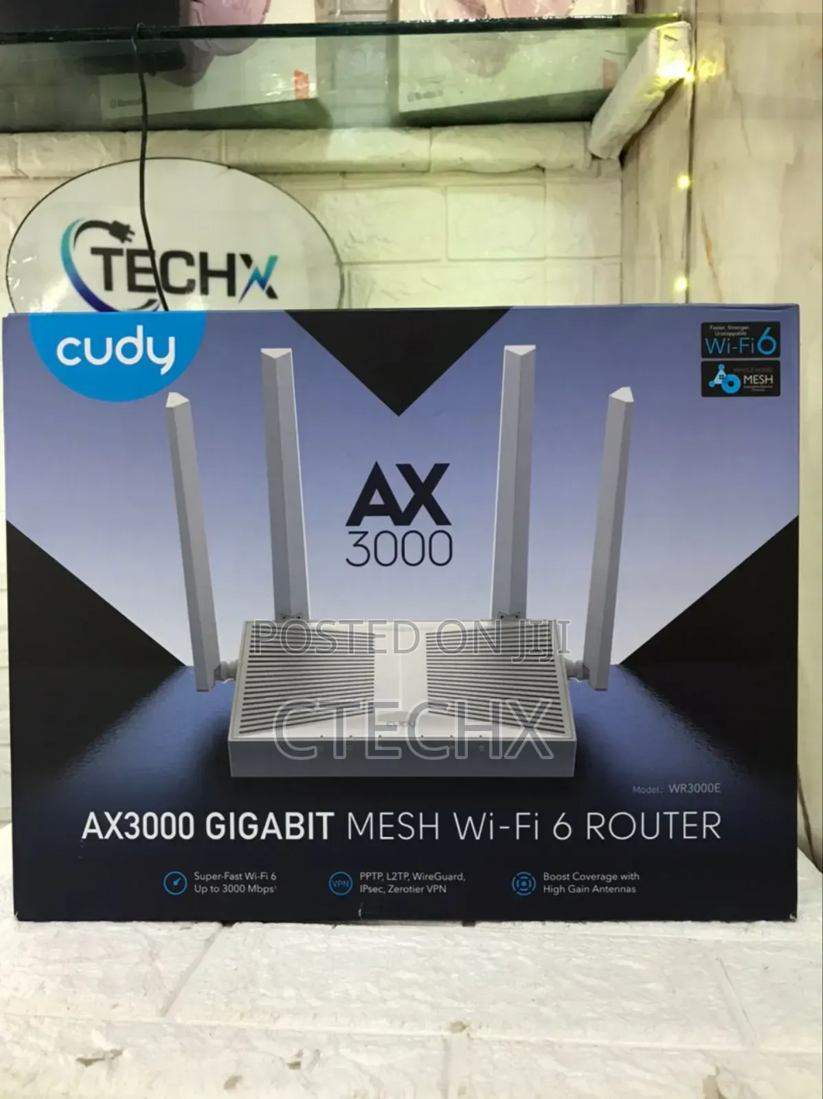 Cudy Ax3000 Gigabit Dual Band Wi-Fi 6 Mesh Router