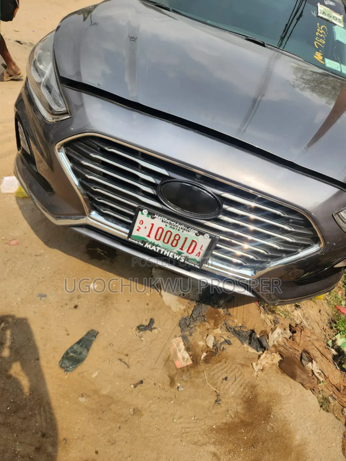 Front Grille Logo Sonata 2018