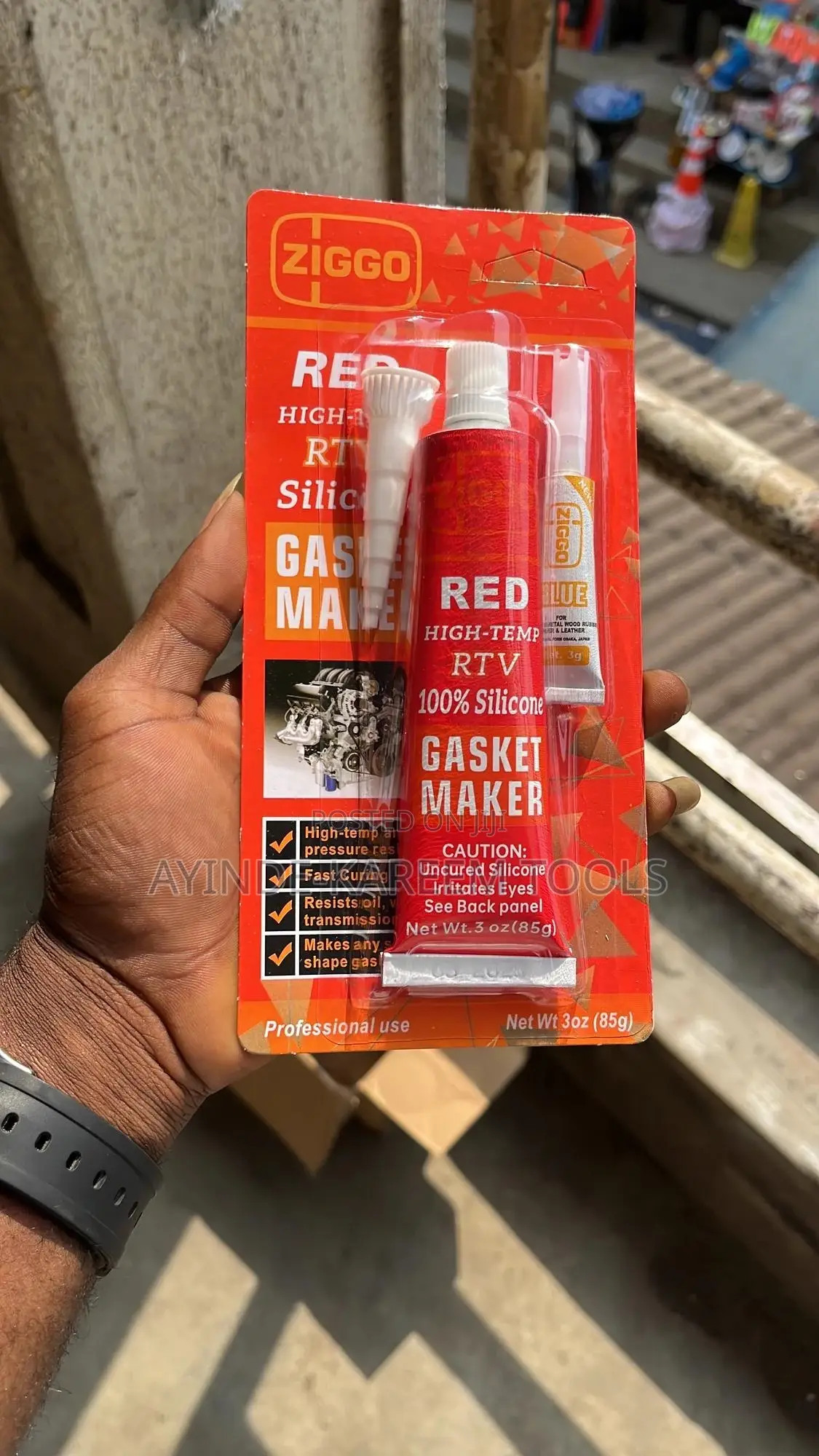 Rtv Silicone Gasket Maker (Black And Red )