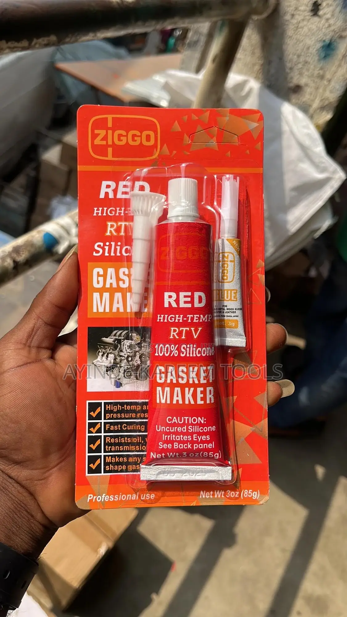Rtv Silicone Gasket Maker (Black And Red )