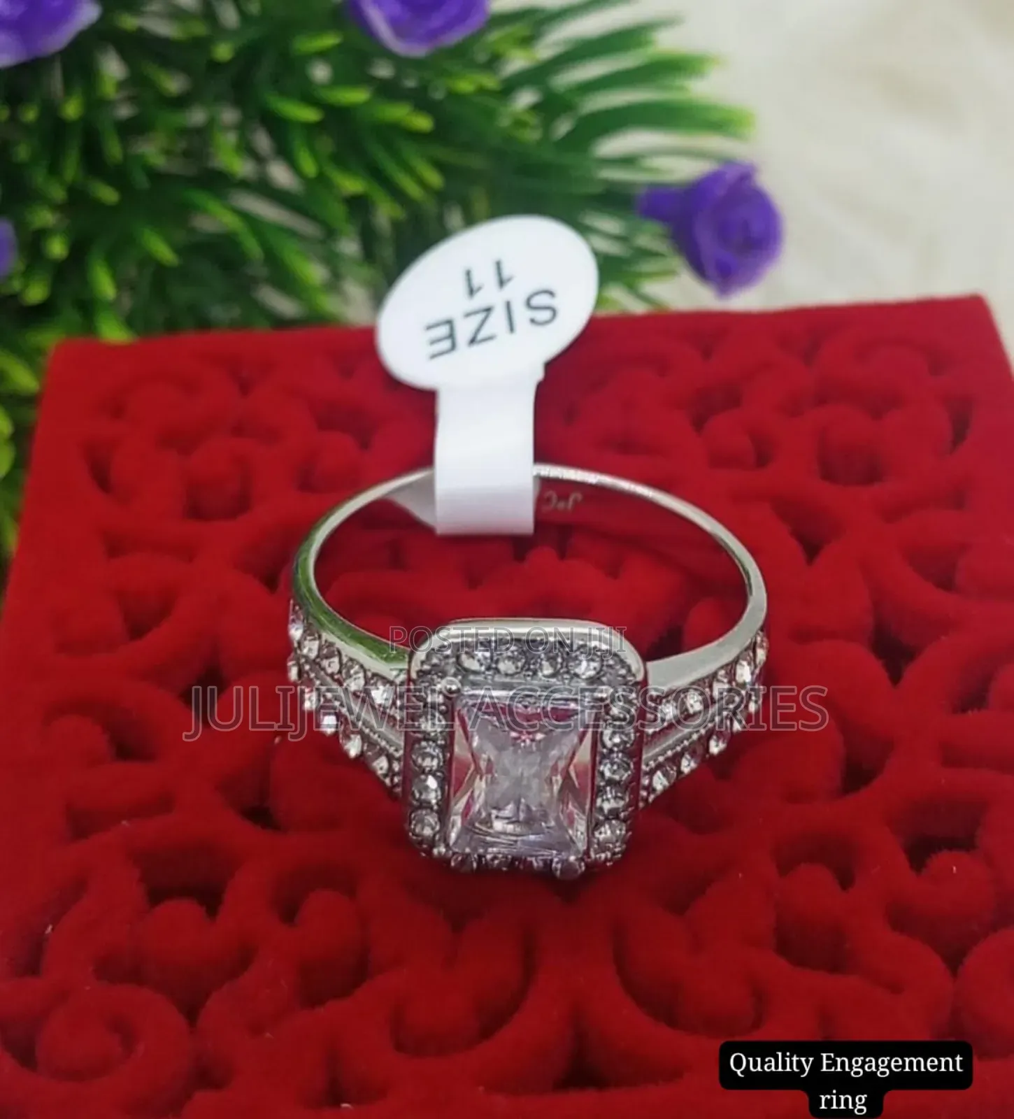 Non Tarnish High Quality Replicate Ladies Engagement Rings