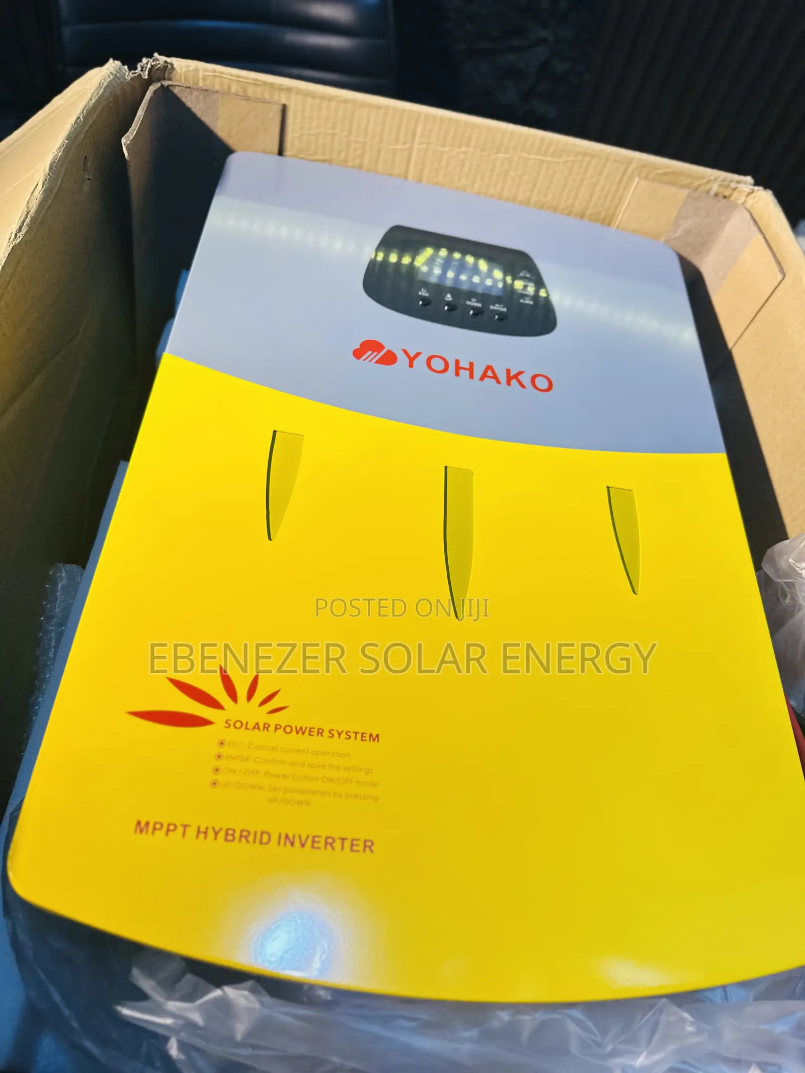 15kva Yohako Hybrid Inverter 48v 120ah MPPT