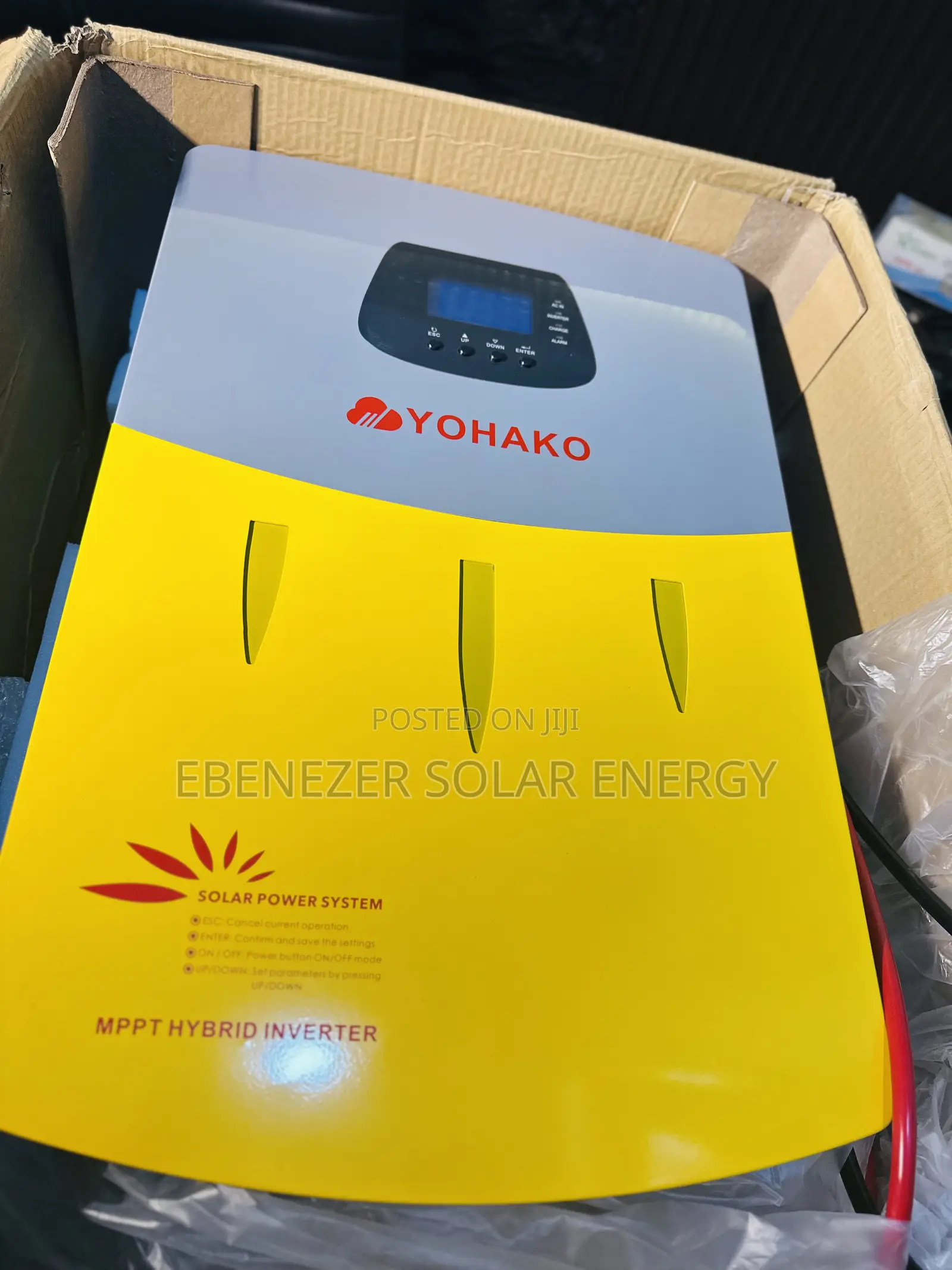 15kva Yohako Hybrid Inverter 48v 120ah MPPT