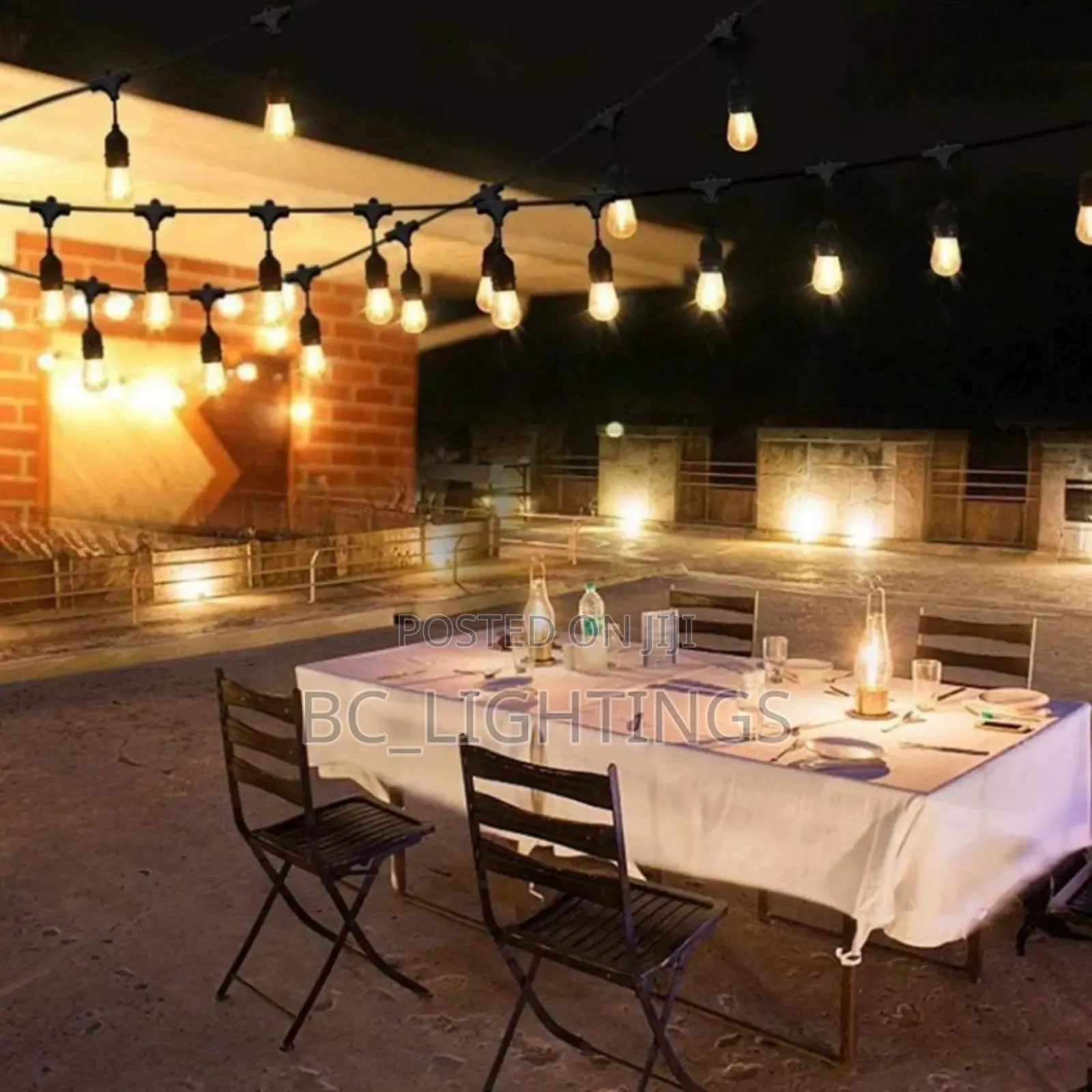 20 Meters 40 Lamp Holders Strip Light