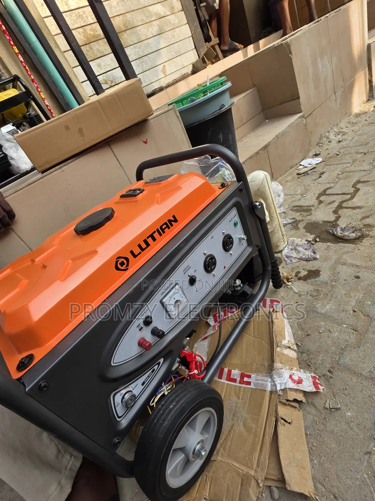 Brand New Lutian 4.5kva Petrol Generator Low Fuel Consumption