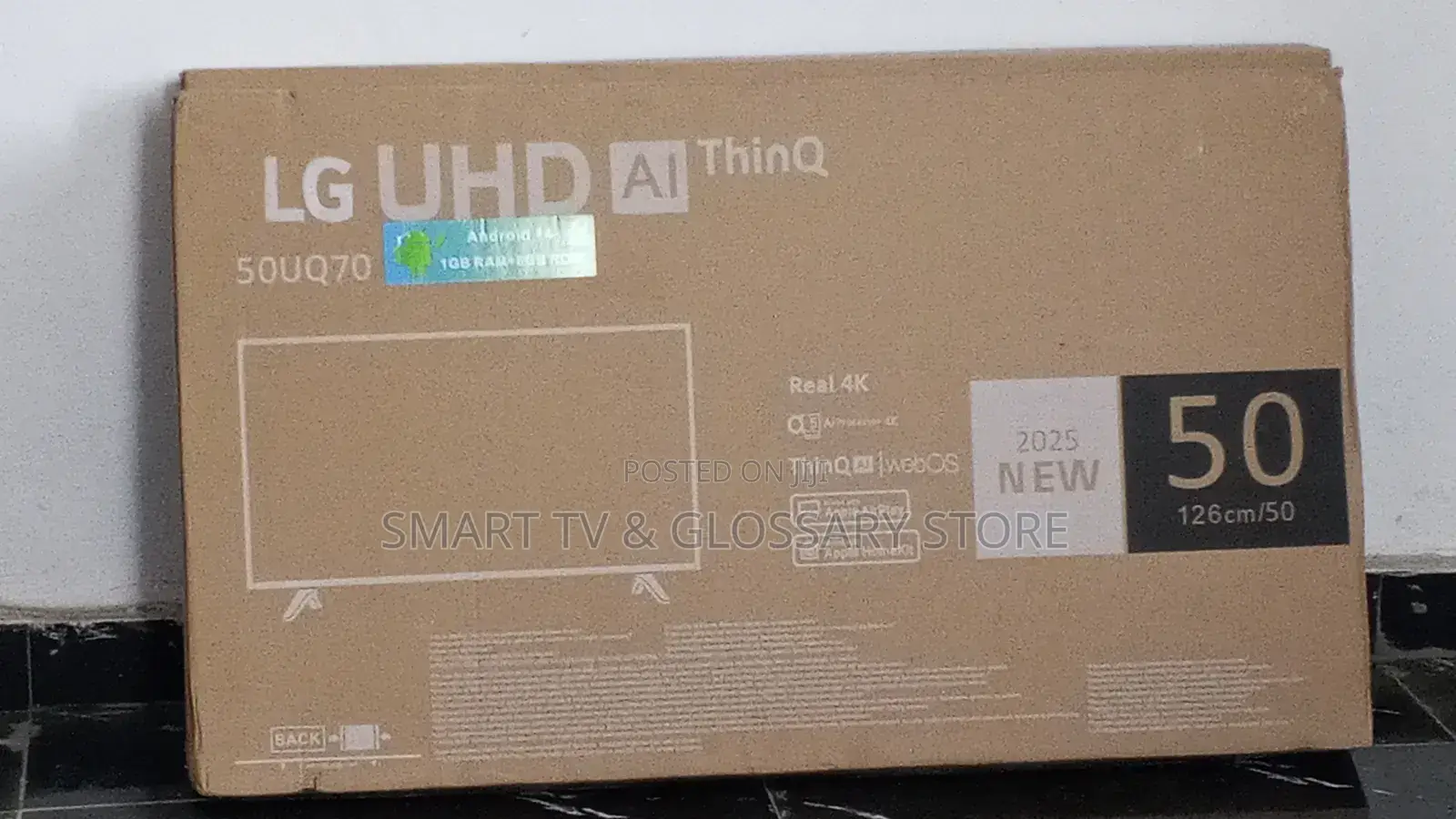 50 Inches Lg Smart Tv With Ai Processor 4k Apple Air Play