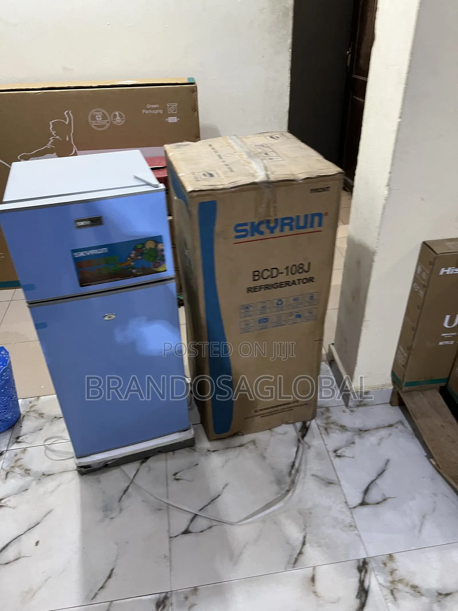 Skyrun108l Refrigerator Supporting Efficient Space Management[Bcd-108j