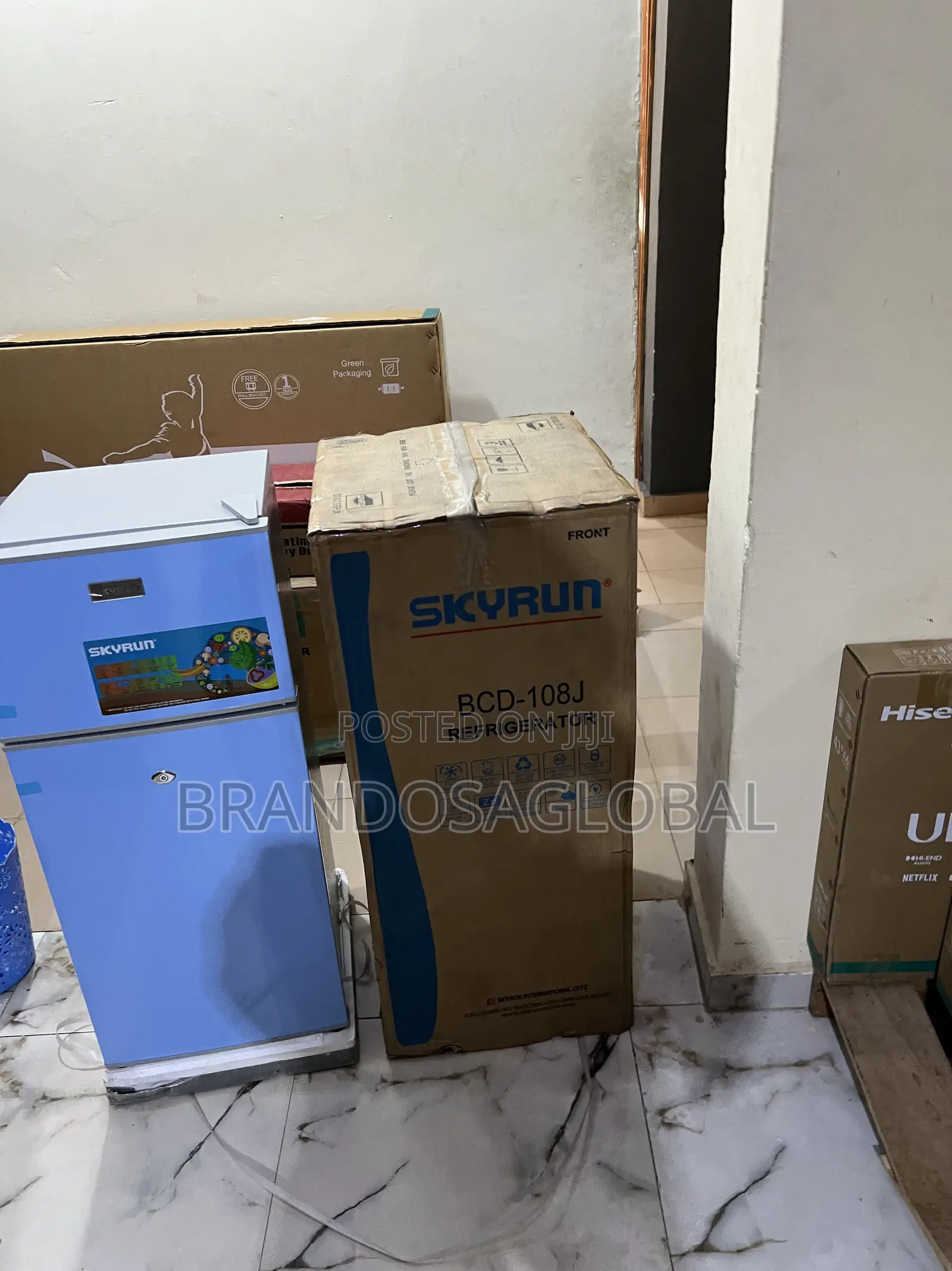 Skyrun Doubledoor Refrigerator With Functional Storage Layout[Bcd-108j