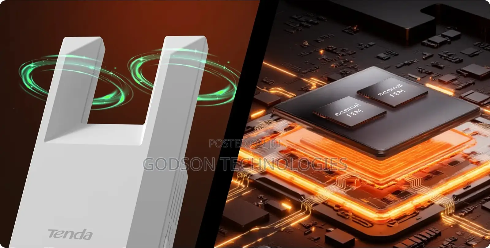Tenda T10 N300 Wi-Fi Range Extender