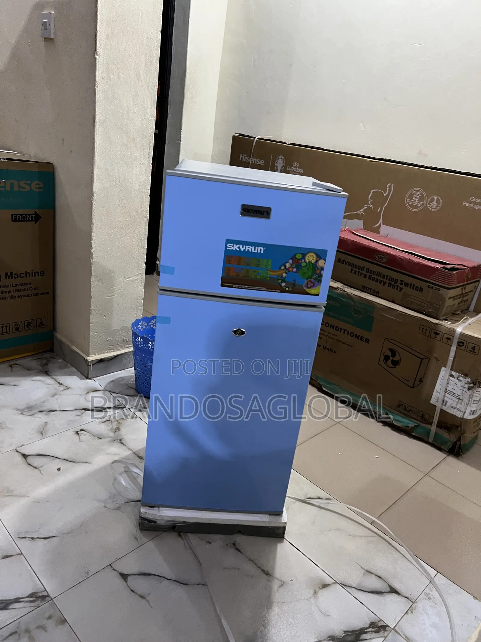 Skyrun Doubledoor Fridge Designed for Organized Refrigeration[Bcd-108j