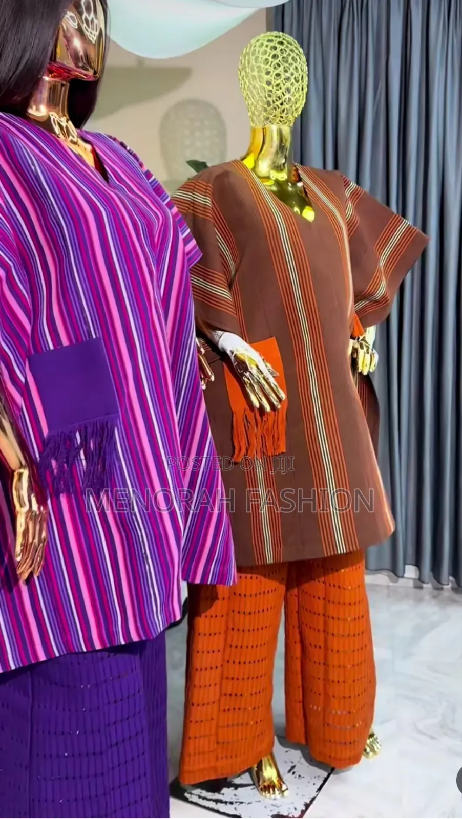 Luxury Aso Oke Plain and Pattern 2 Piece for Exquisite Occasions