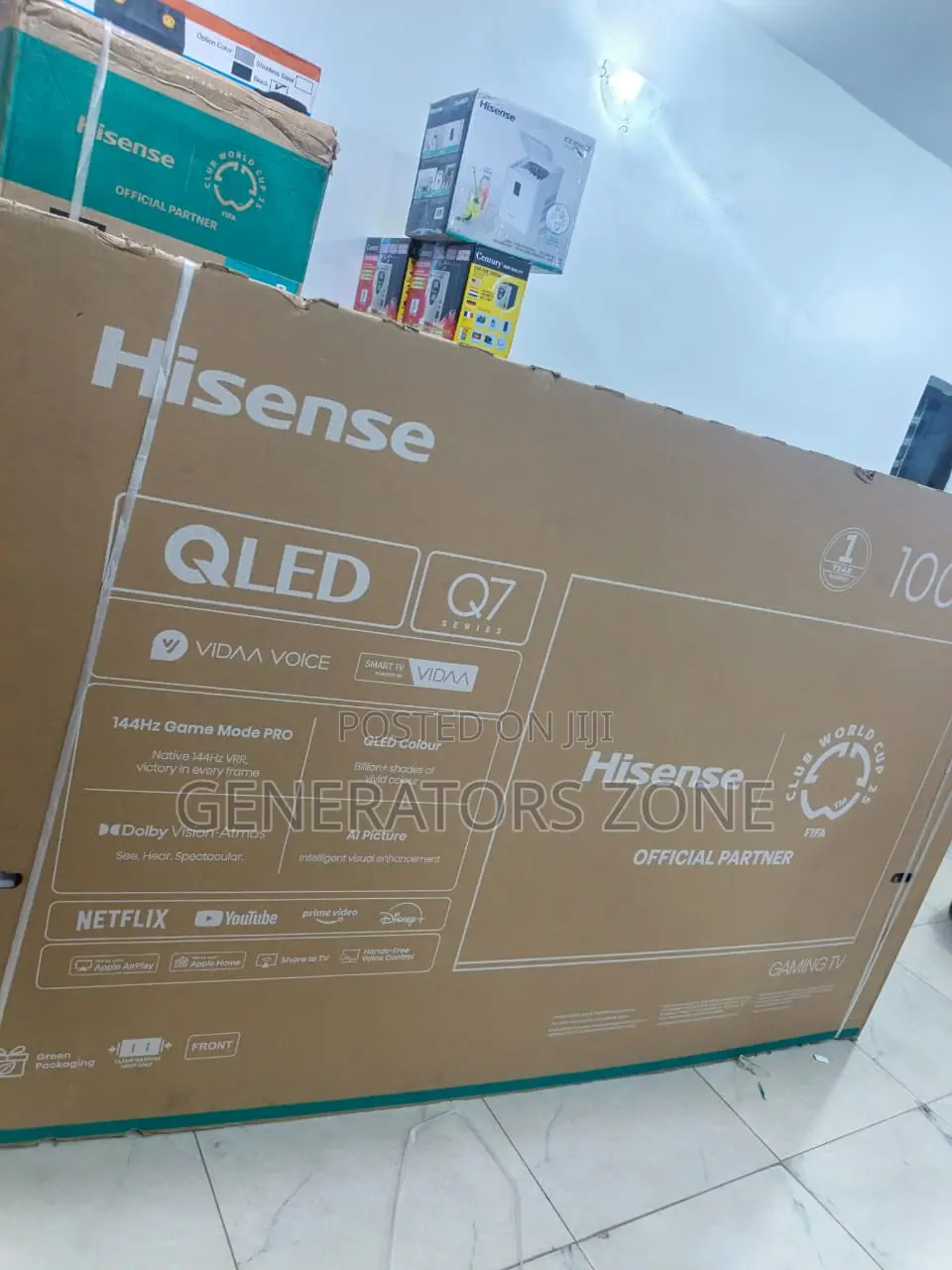 Hisense Qled Q7 Series Smart Tv With 100 Inch Screen