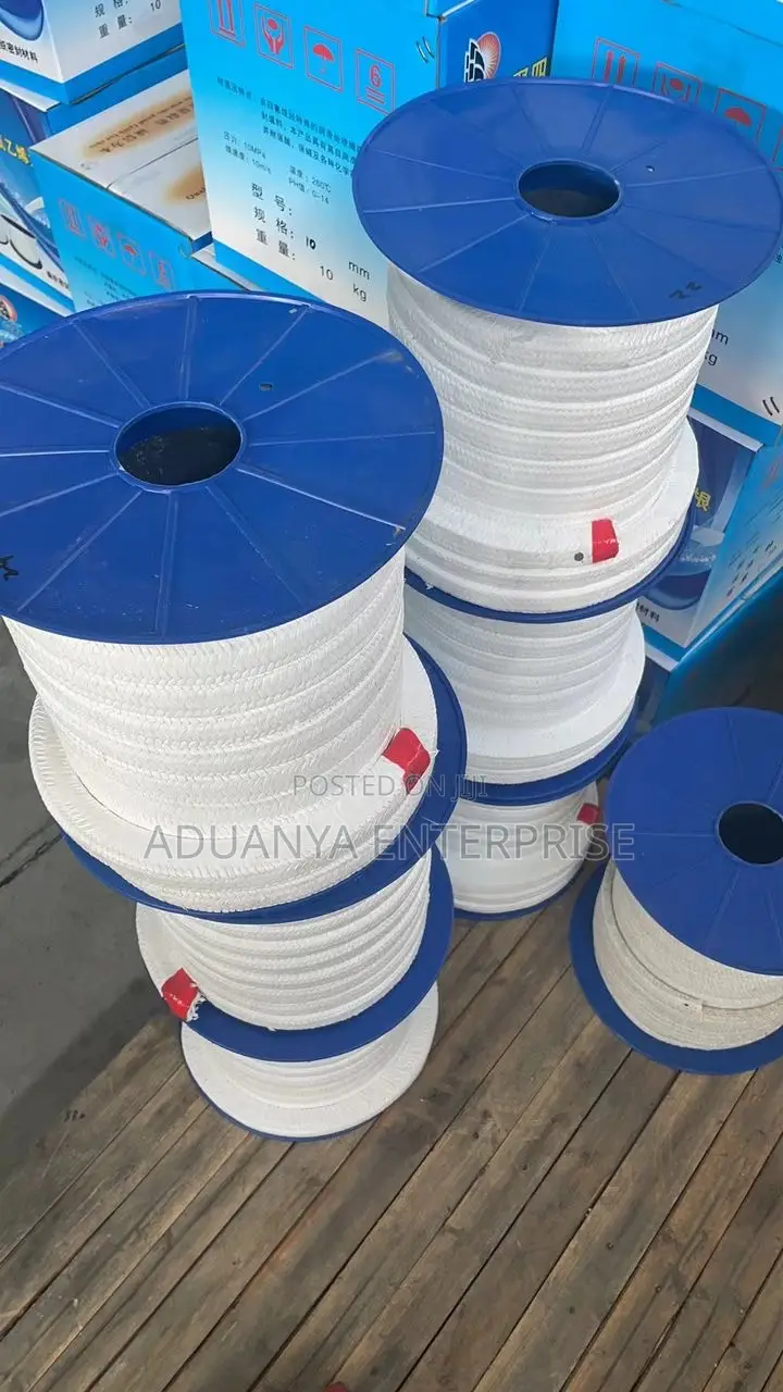 White Ptfe (Teflon) Gland Packing–Chemical-Resistant Pump Valve Seal