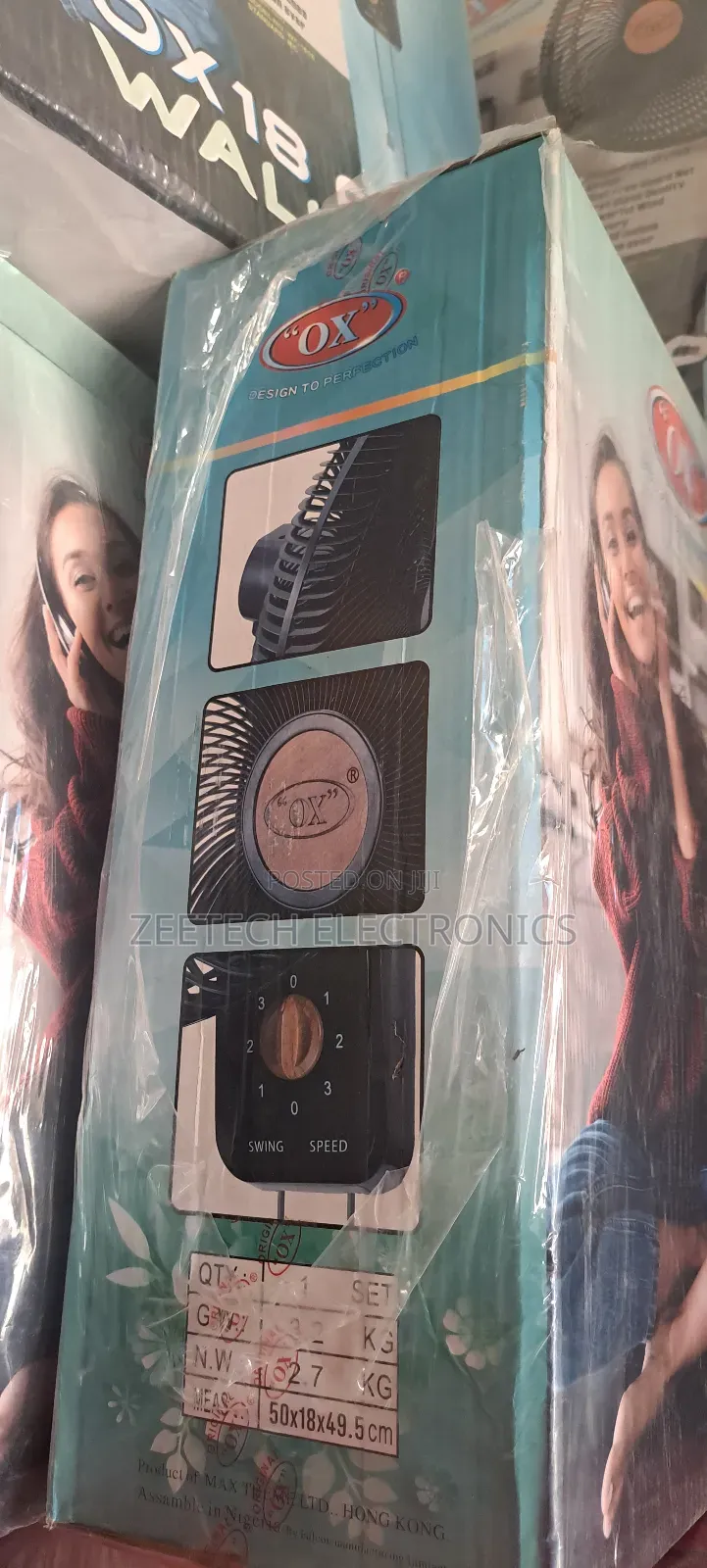 Ox Plus 18" Wall Fan
