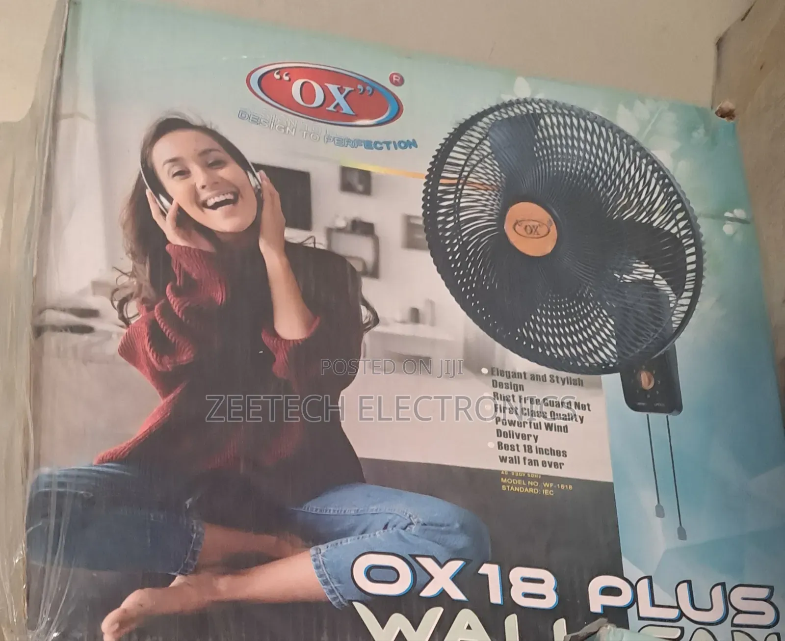 Ox Plus 18" Wall Fan