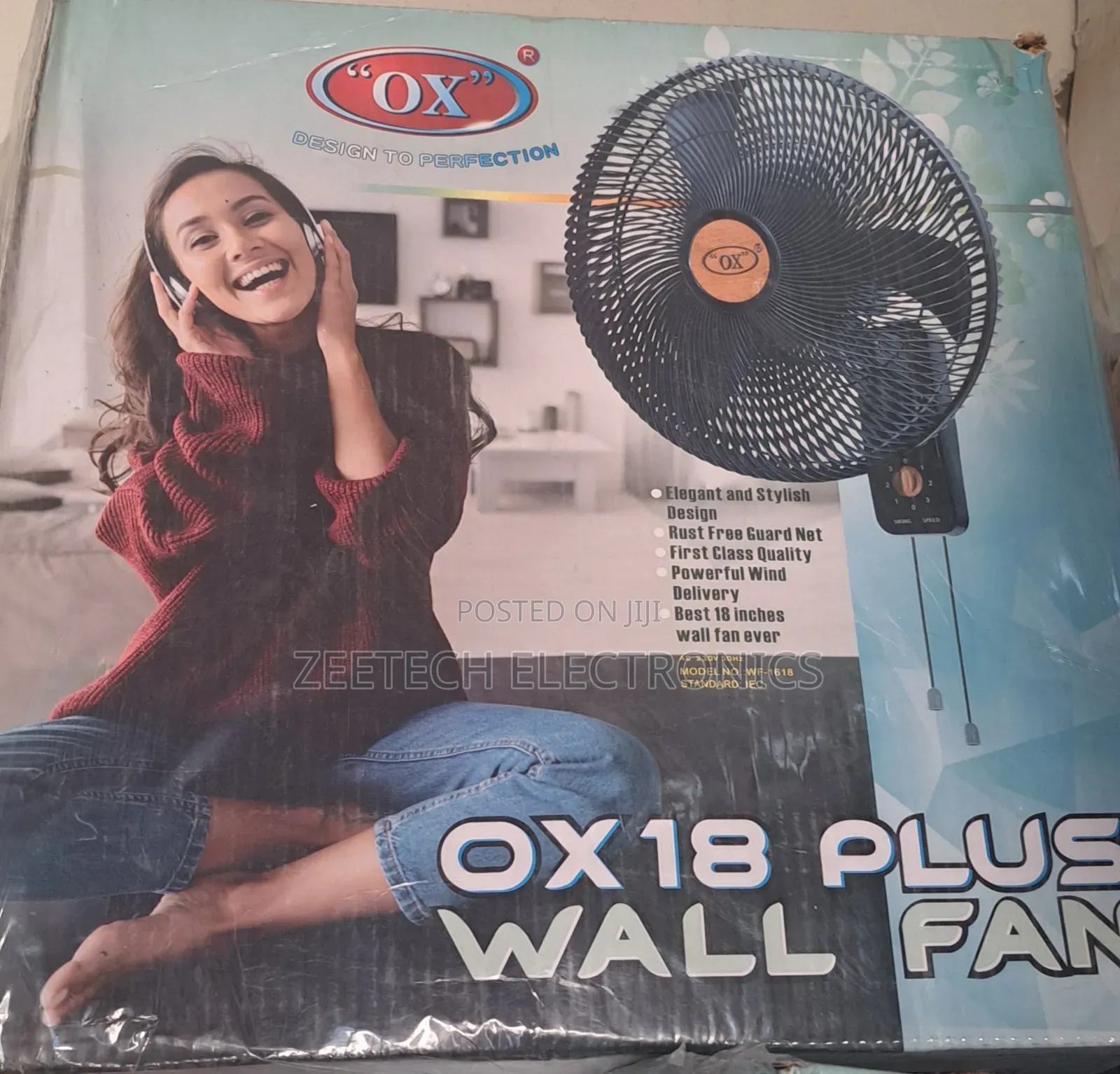 Ox Plus 18" Wall Fan
