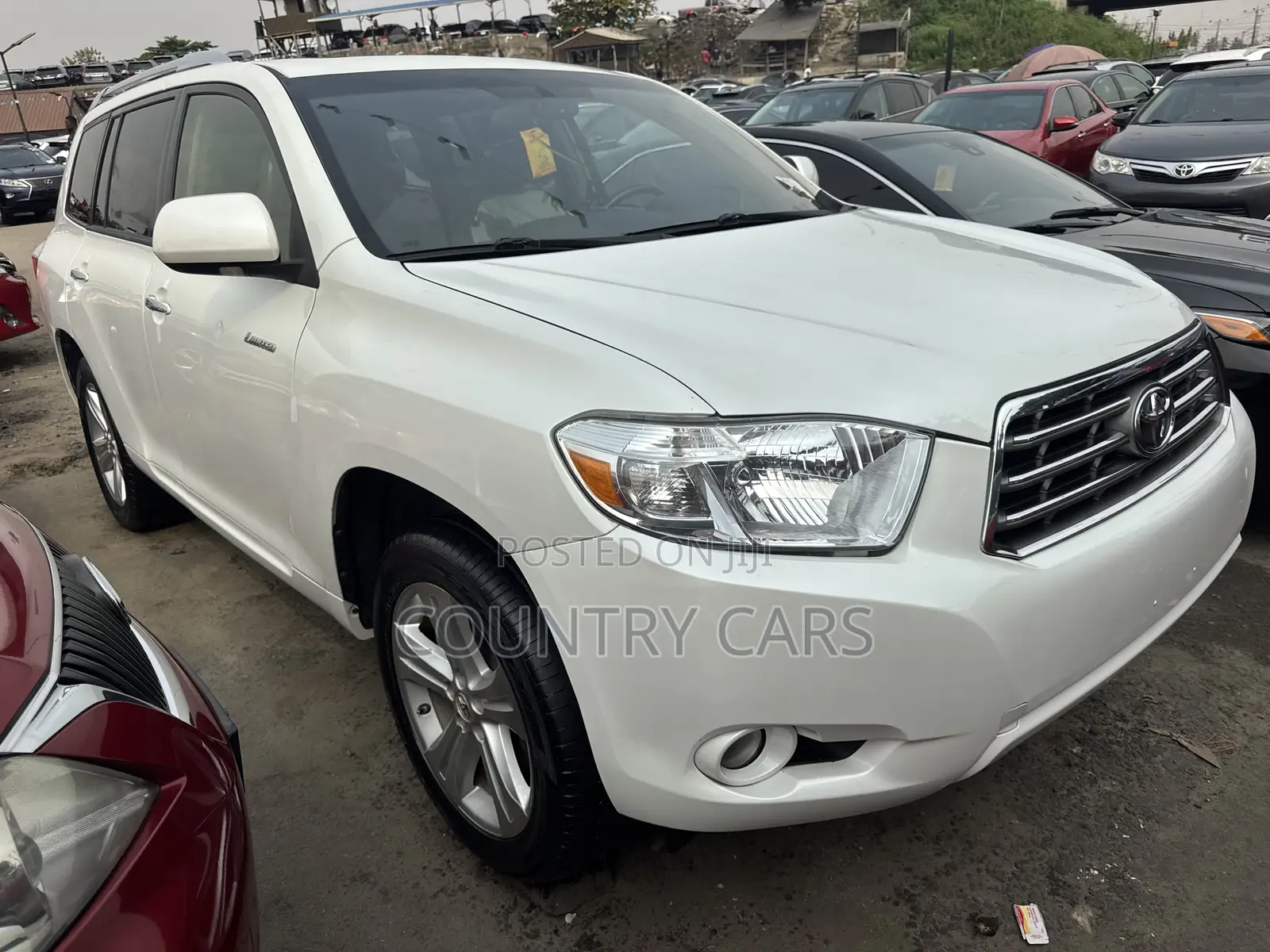 Toyota Highlander Limited 2008 White