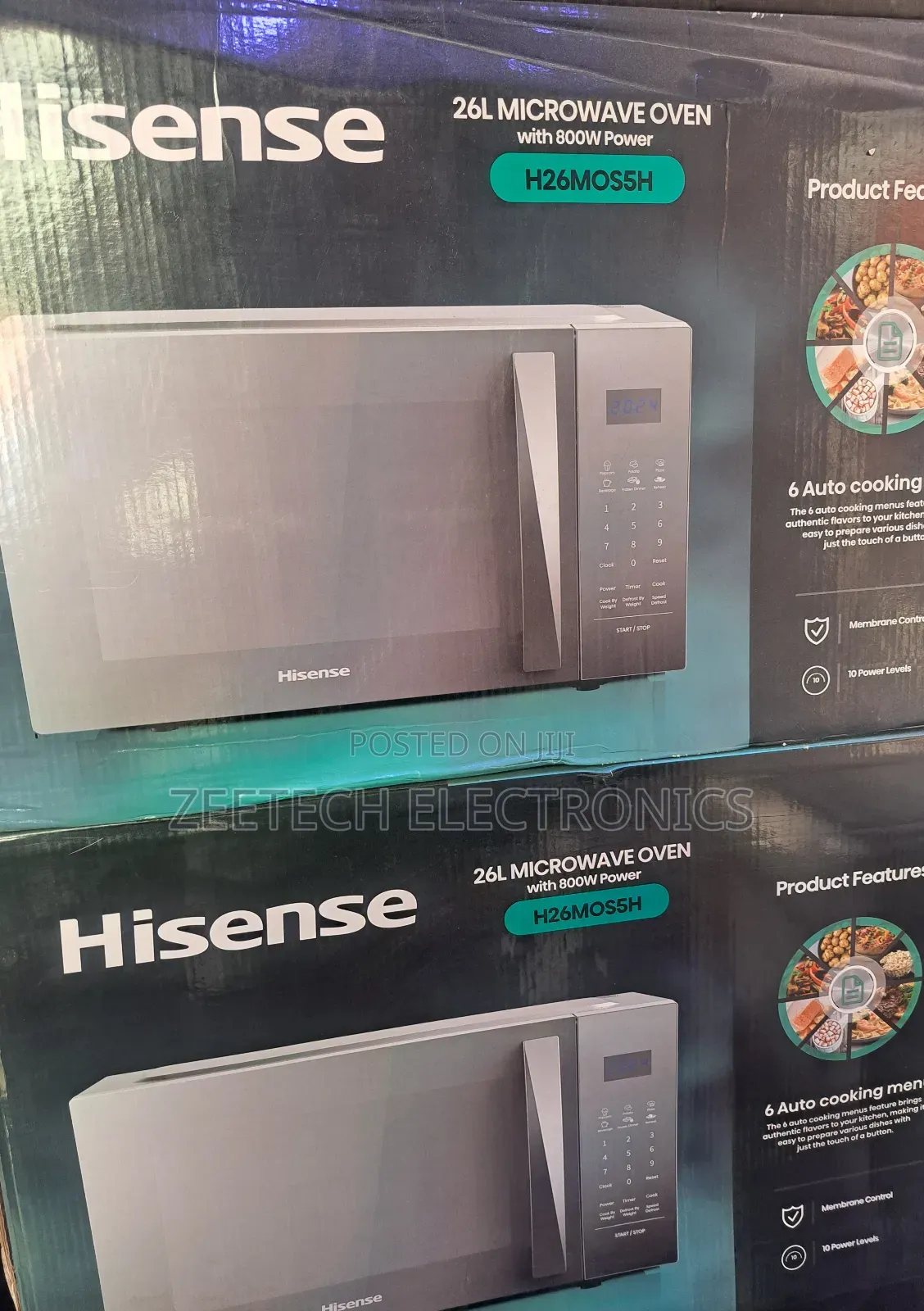 Hisense 26l Microwave Oven (H26mos5h).