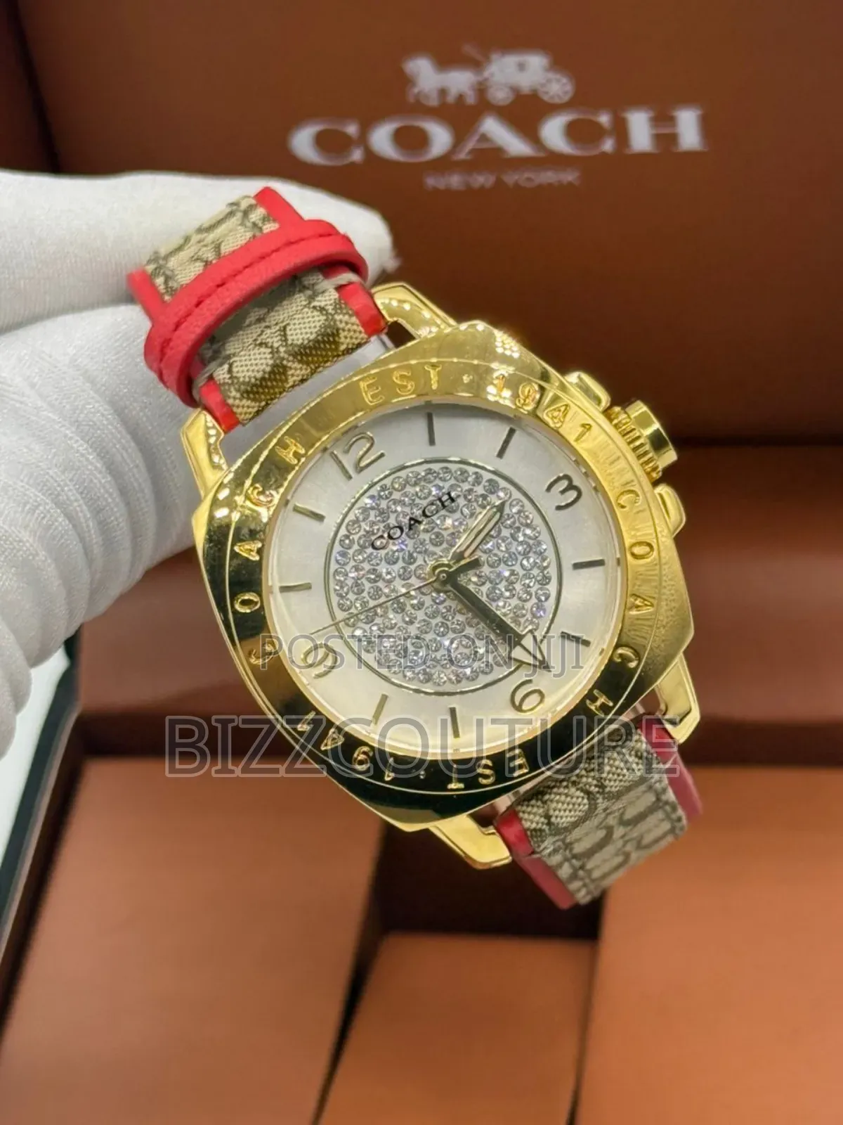 Original Coach Gold Tone Quartz Watch Available in Store