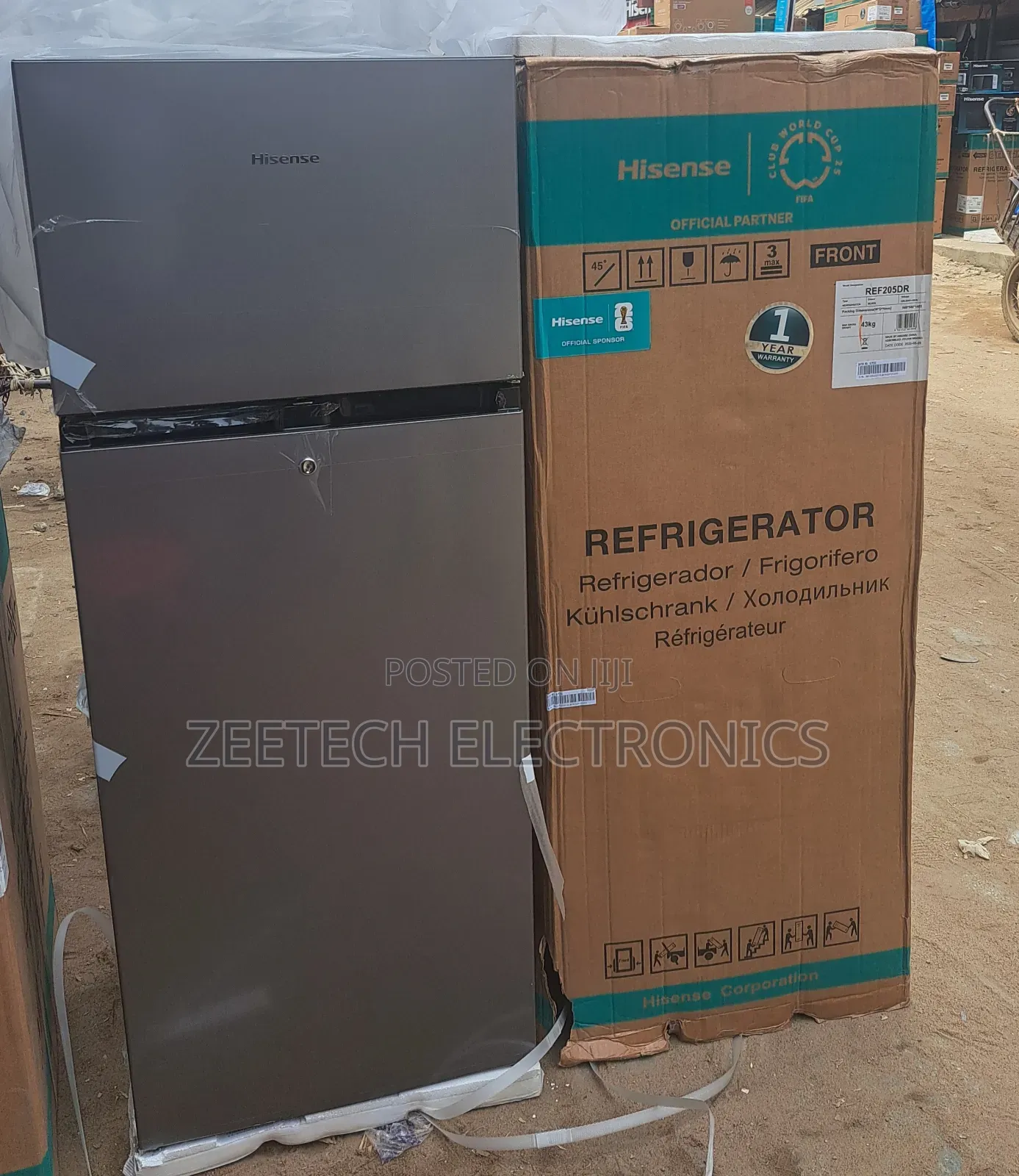 Hisense 205l Top Freezer Refrigerator (Model: Ref205dr).