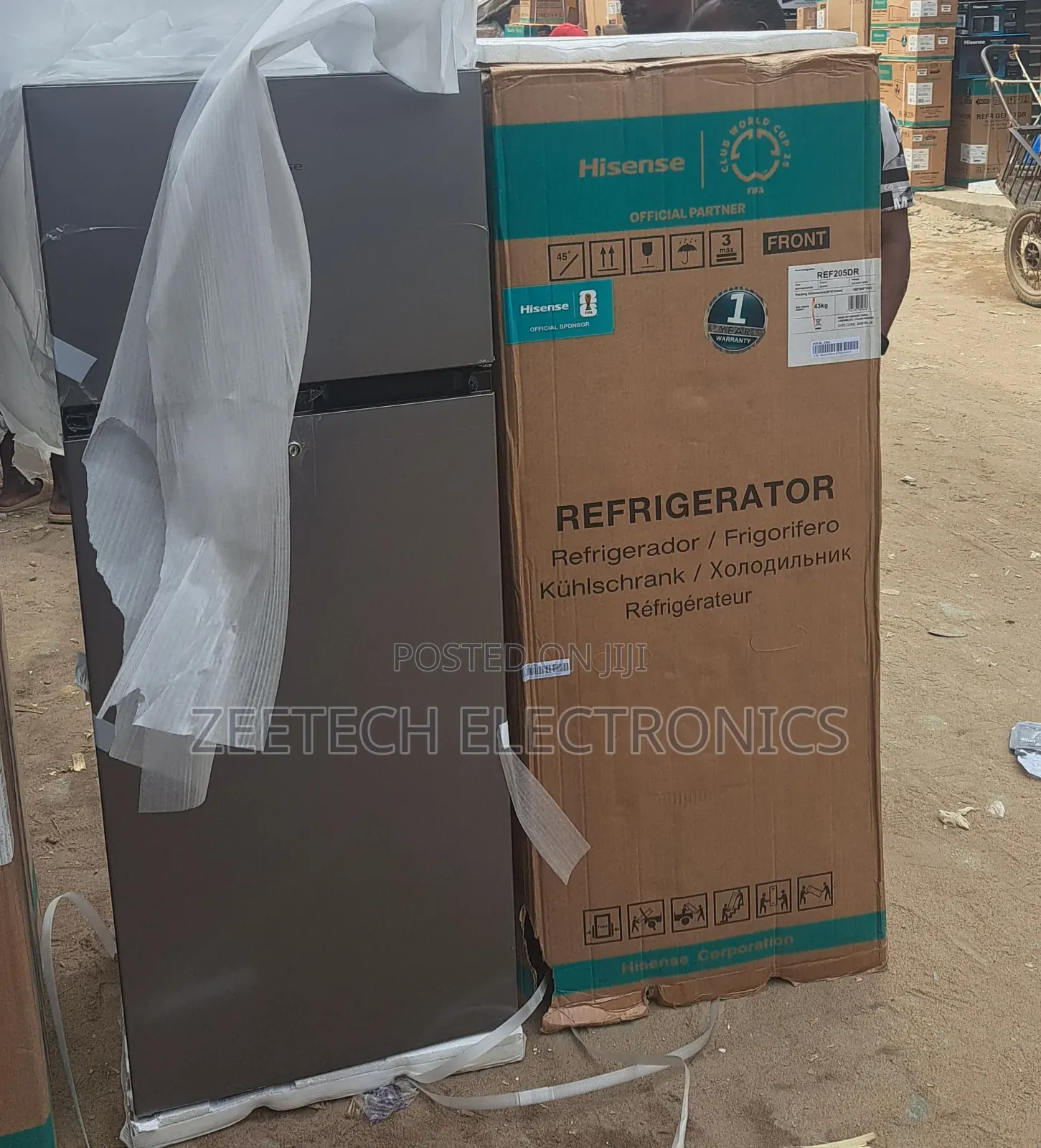 Hisense 205l Top Freezer Refrigerator (Model: Ref205dr).