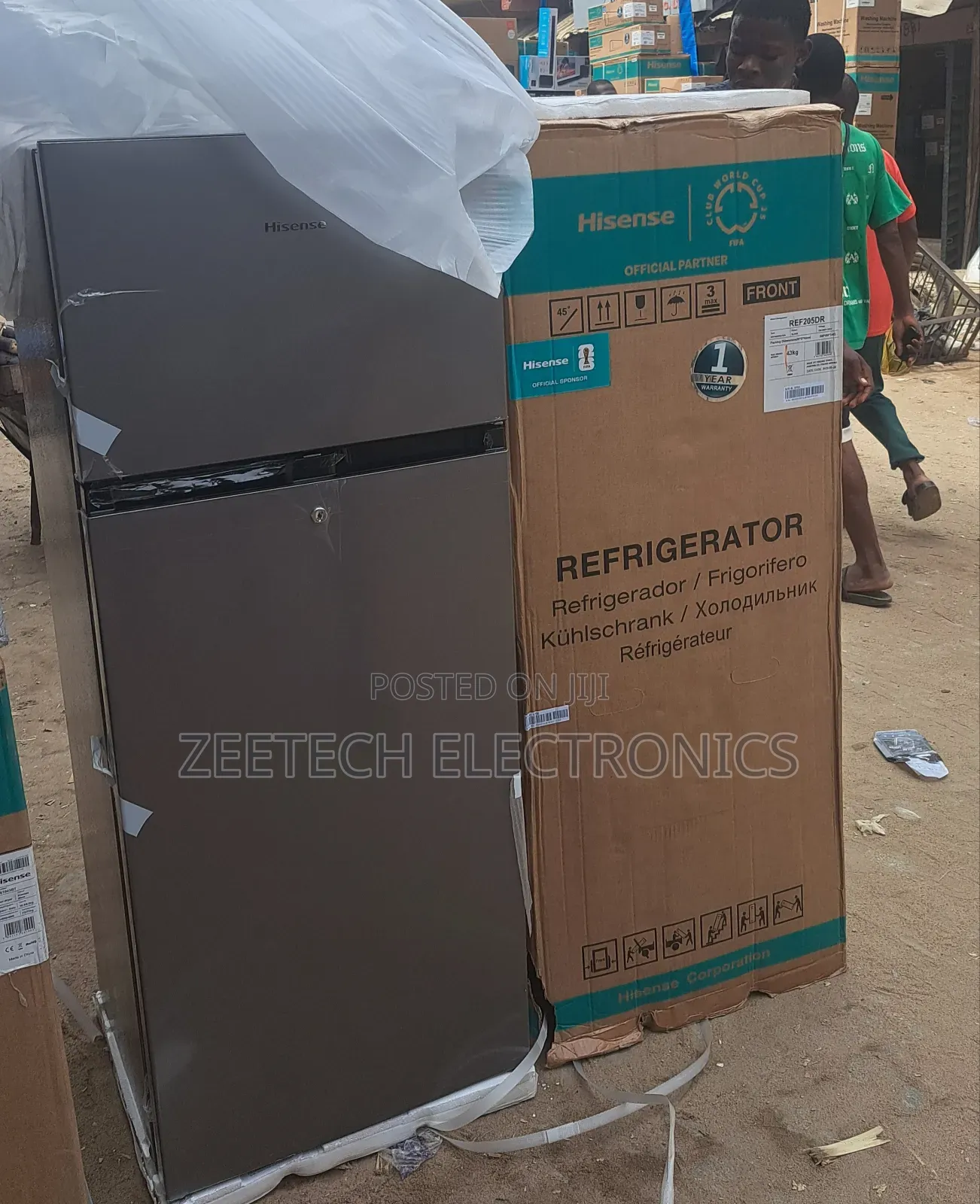Hisense 205l Top Freezer Refrigerator (Model: Ref205dr).