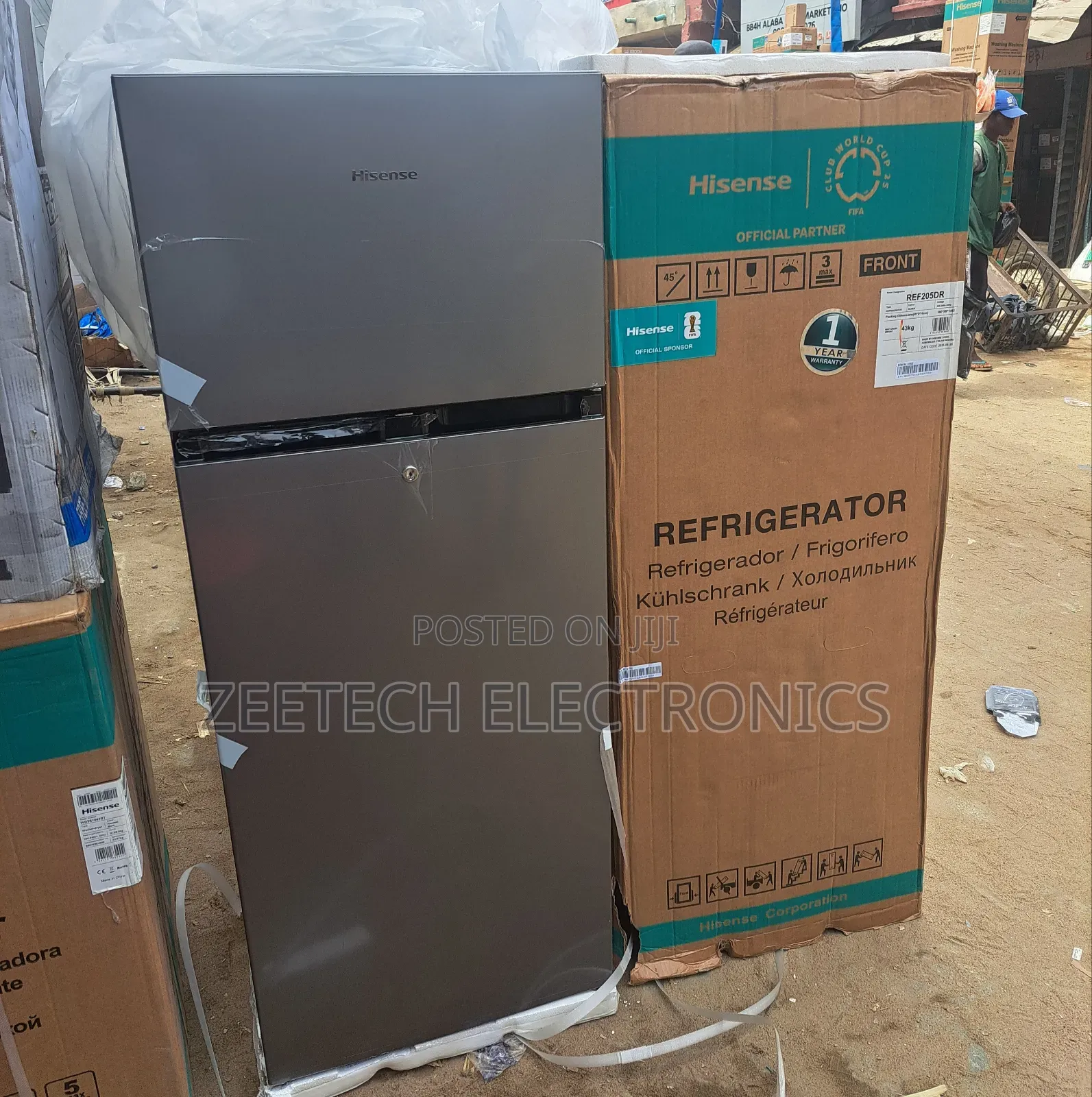 Hisense 205l Top Freezer Refrigerator (Model: Ref205dr).