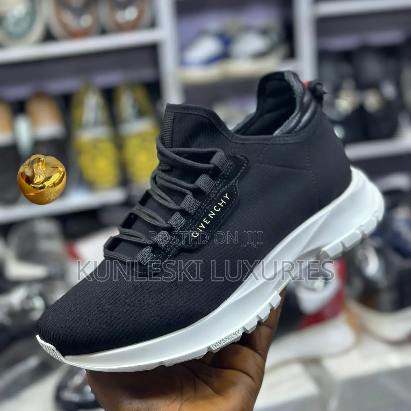 Original Givenchy Black Sneakers For Men