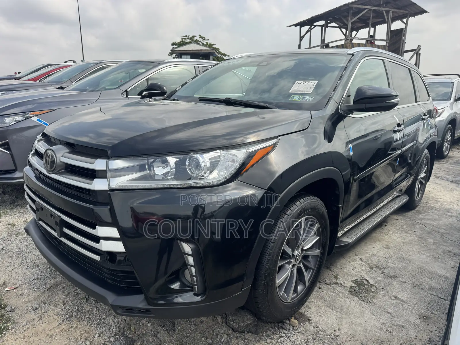 Toyota Highlander Limited 4x4 V6 (3.5L 6cyl 8A) 2018 Matt Black