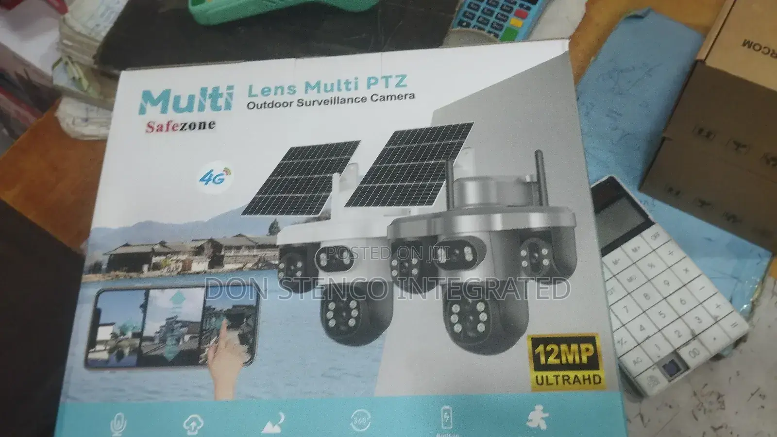 Multi Lens Multi PTZ Outdoor Solar PTZ Camera 4g Lte