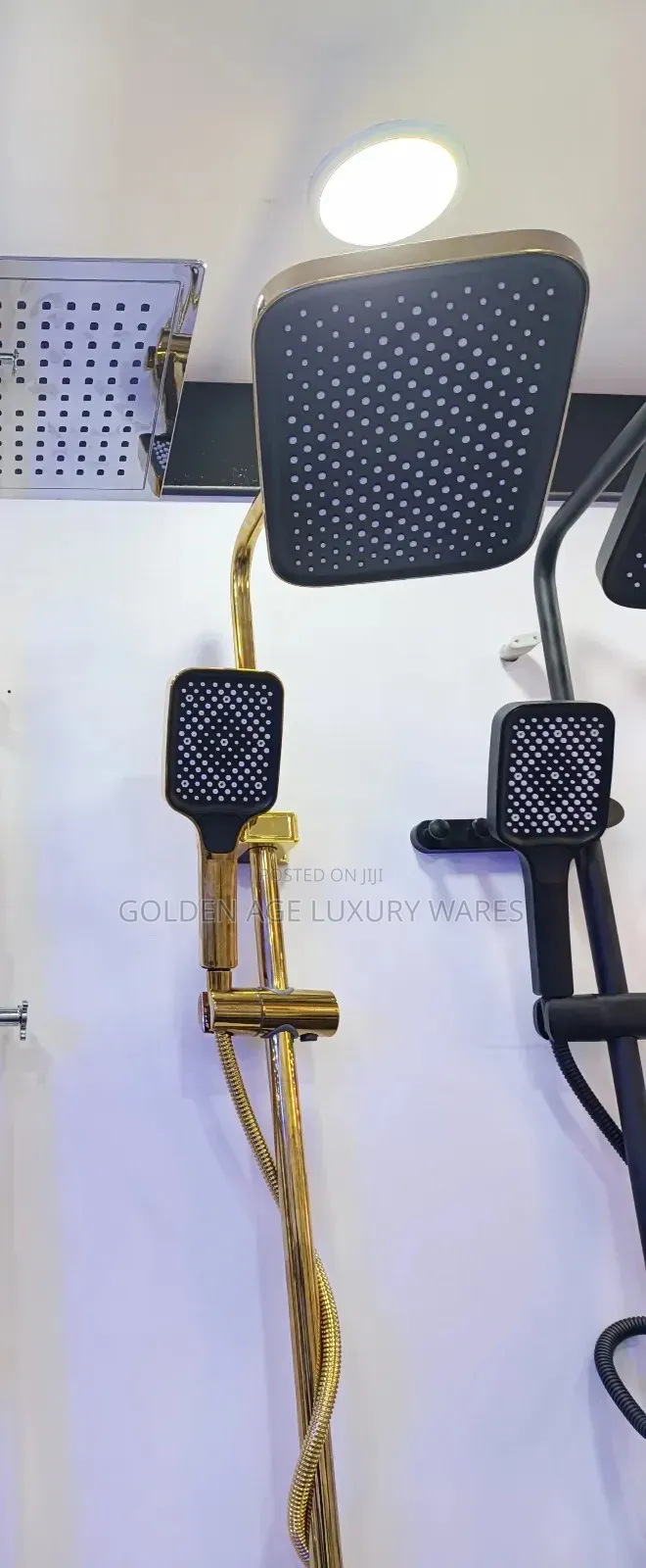High Quality Gold Shower Set