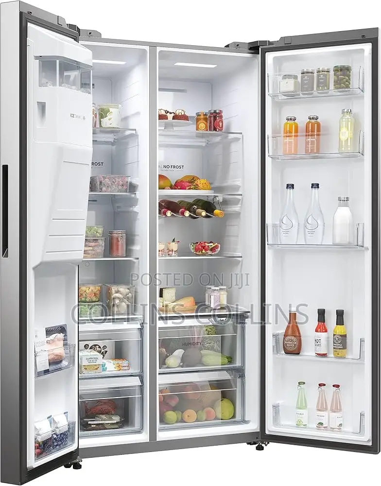 Haier SBS Series 5 American Fridge Freezer With Water Ice Dispenser