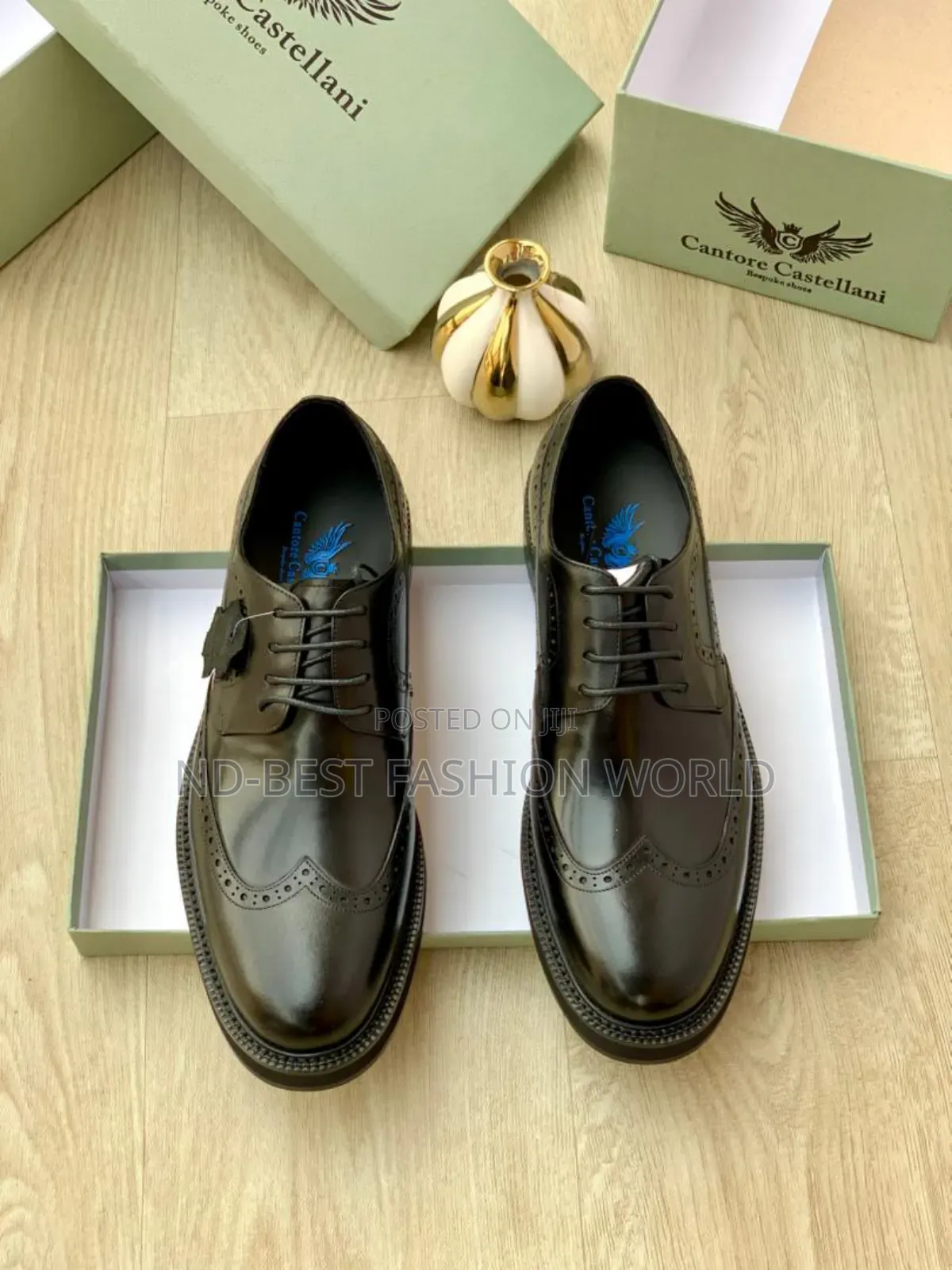 Lace Up Leather Shoe