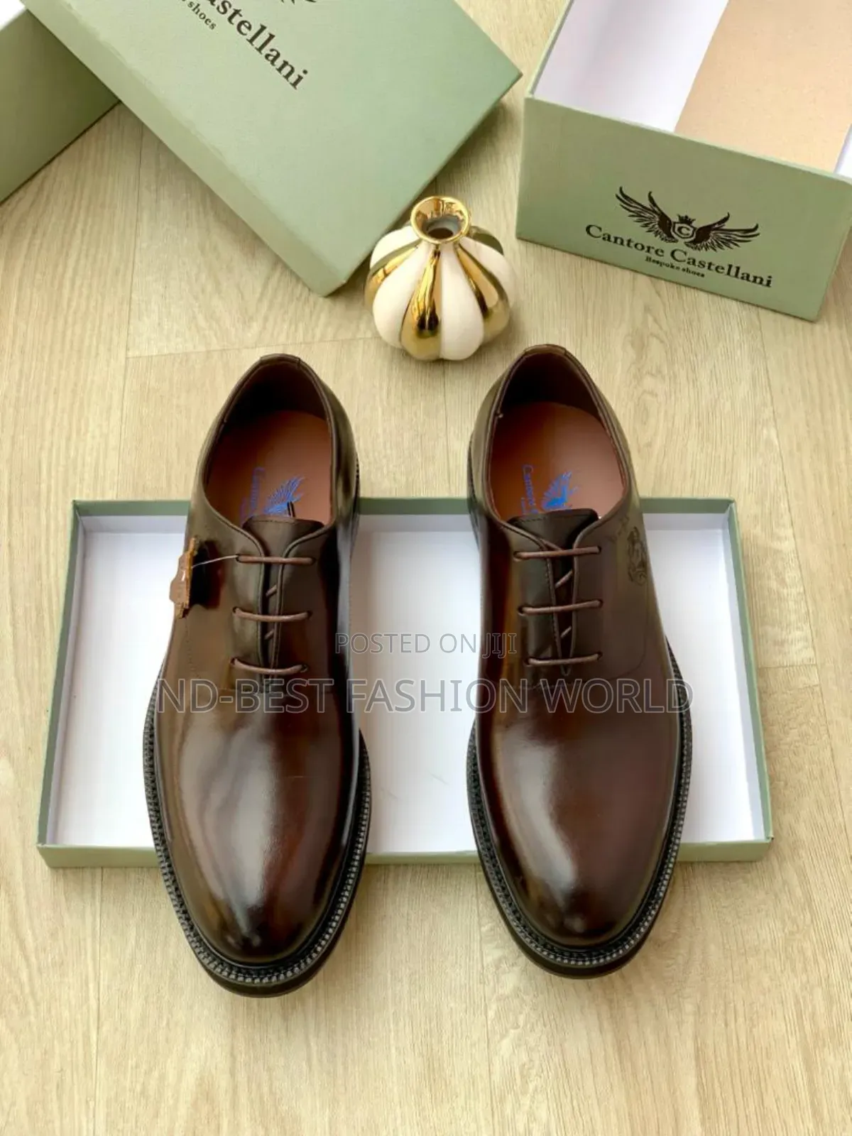 Lace Up Leather Shoe