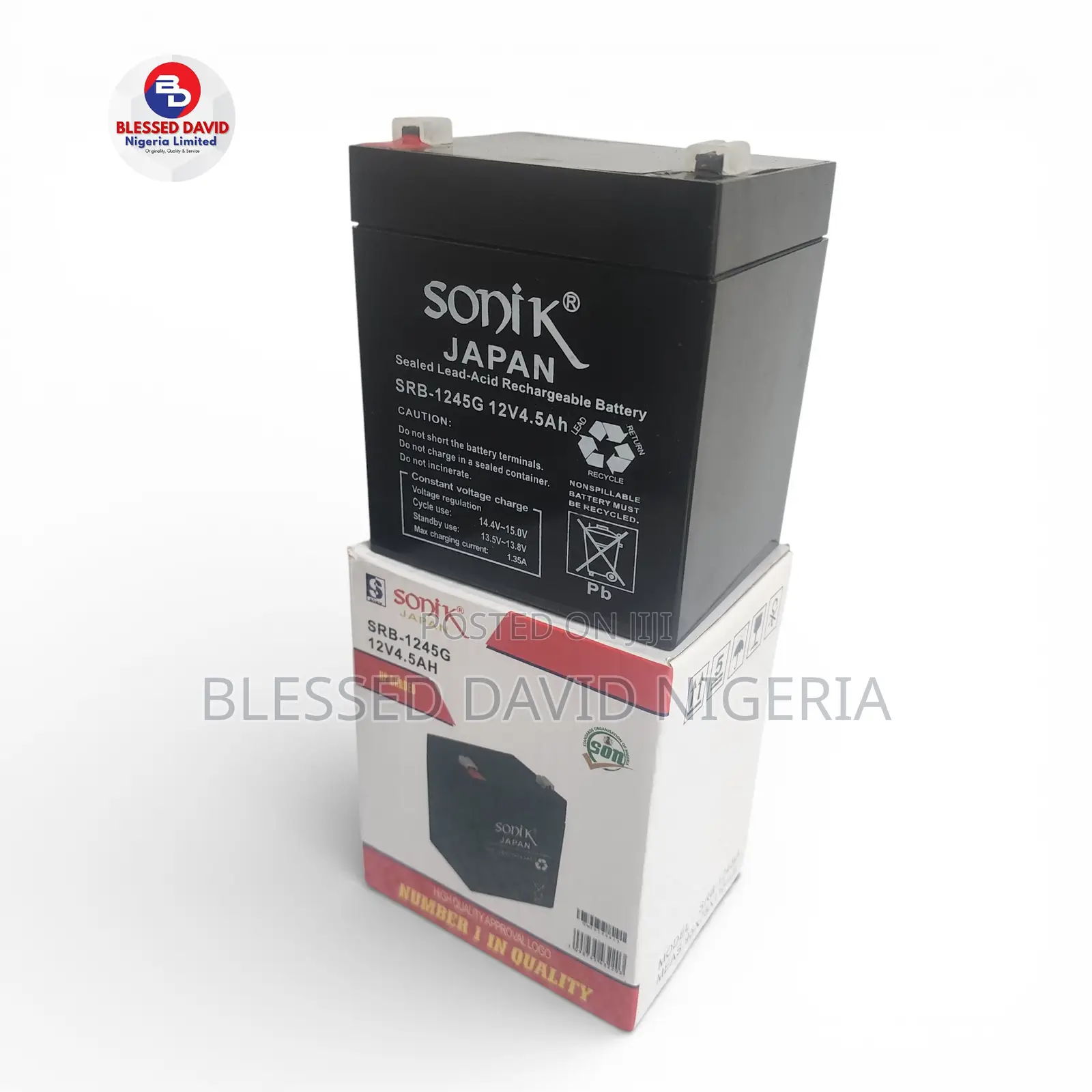 Sonik 12v 4.5ah Replacement Battery