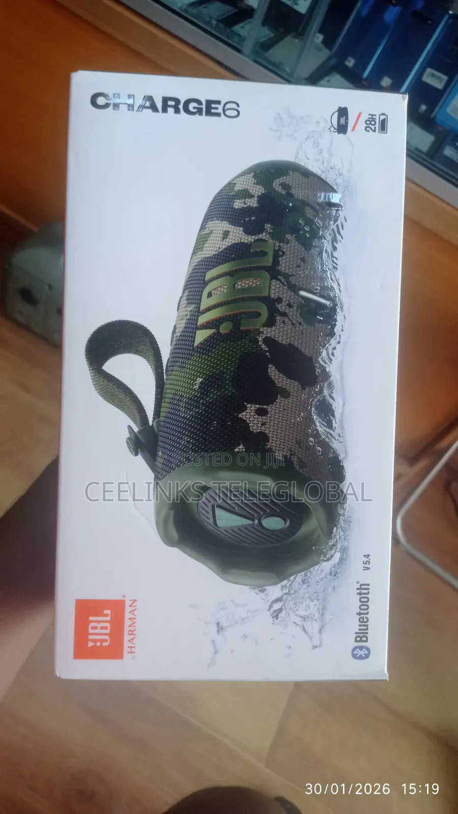 New Jbl Charge 6 Wireless Speaker