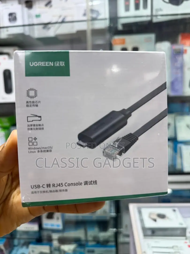 Ugreen Usb-C to Rj45 Console Flat Cable