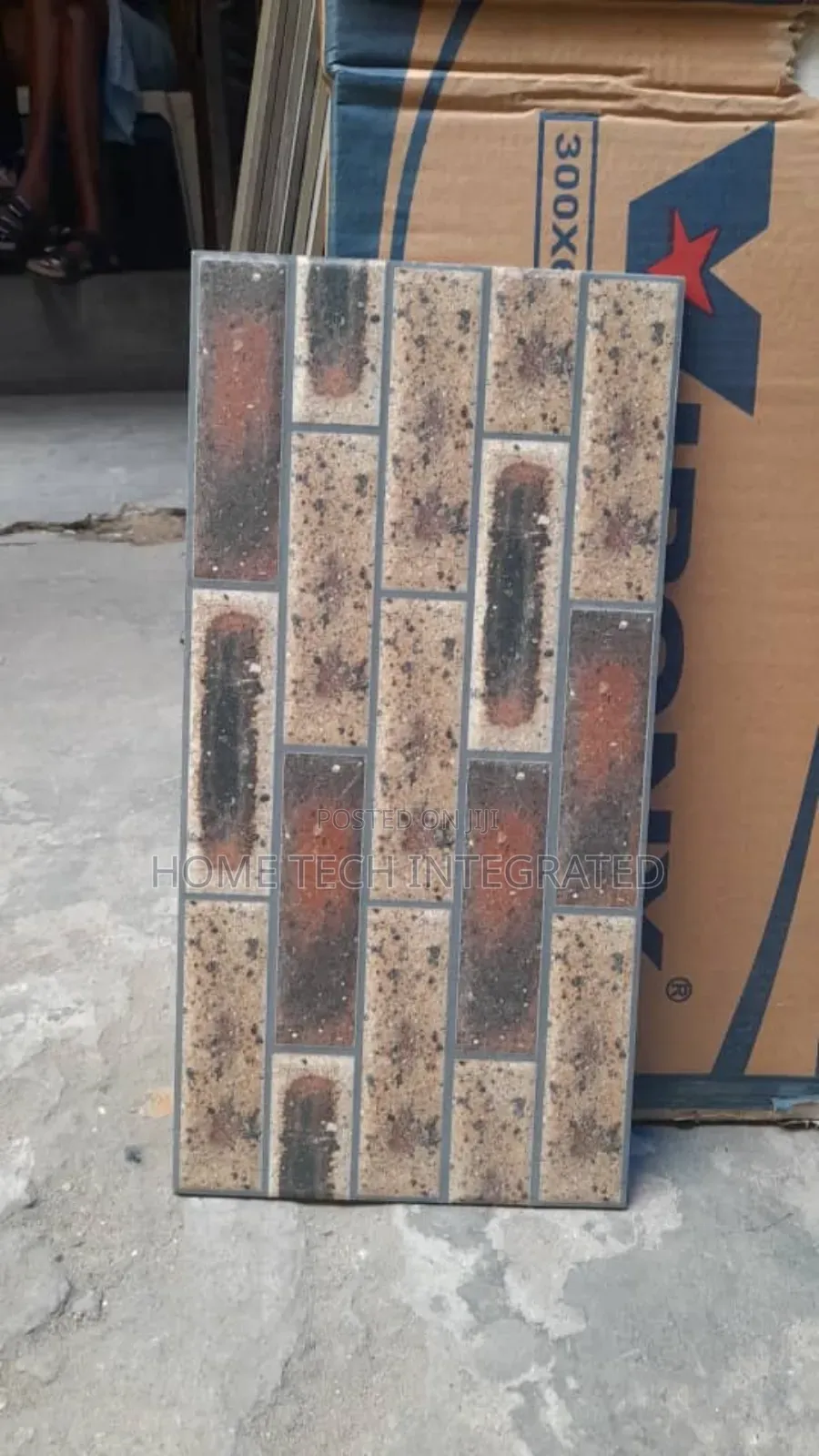 Cracked Outside Wall Tiles