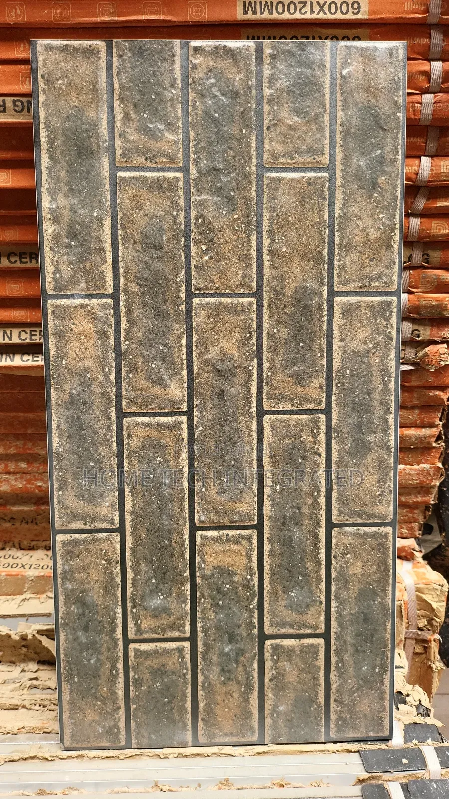 Cracked Outside Wall Tiles