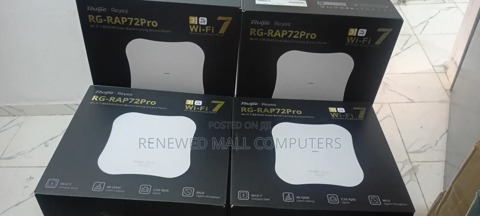 Ruijie Rg-Rap 72pro Wifi 7 Be5040 Dual-Band Celling Access Point