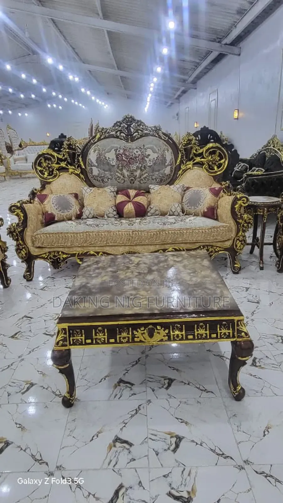 Quality Royal Sofa Chair and Table