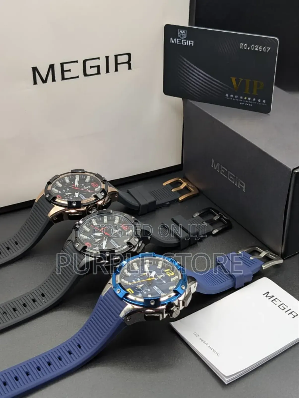 Megir Vip Solid Quality *Chronograph* Watch
