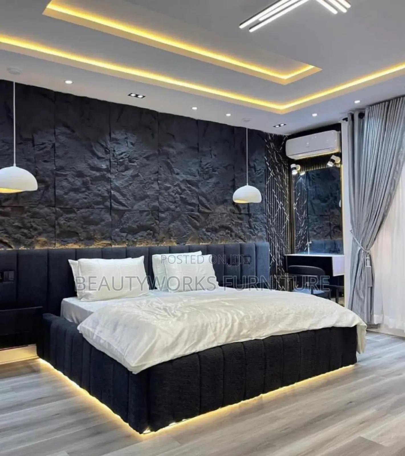 Big Bedframe and Bedsides