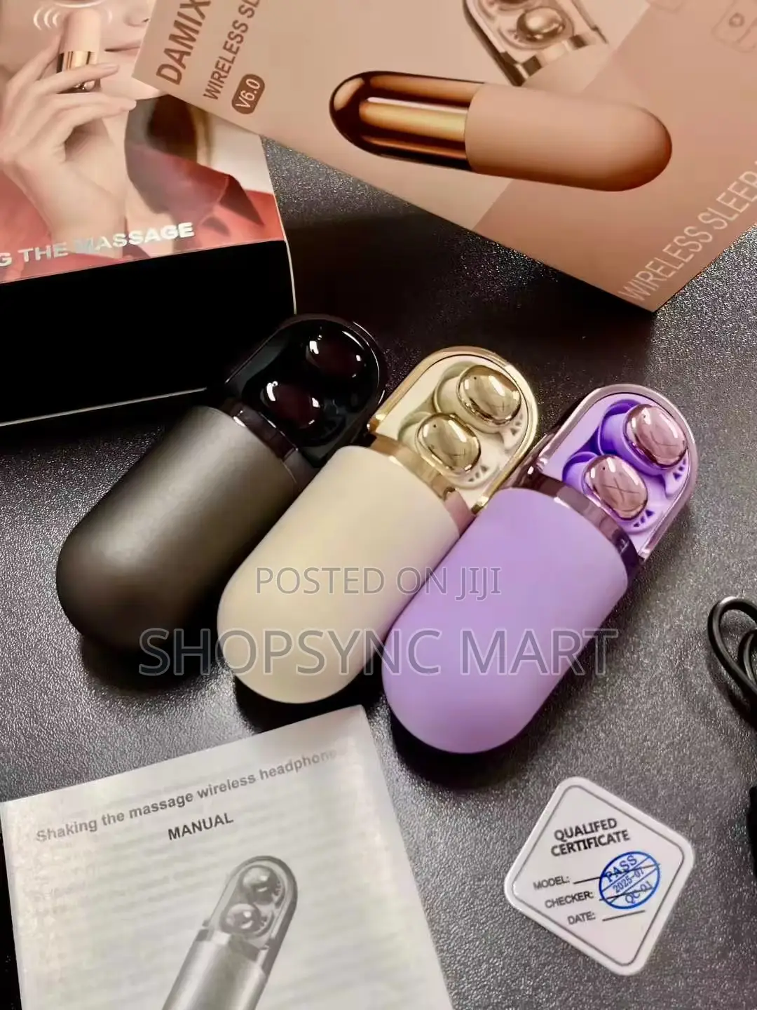 Bluetooth 6.0 Dual-Mode Earbuds With Vibration Wellness Feature